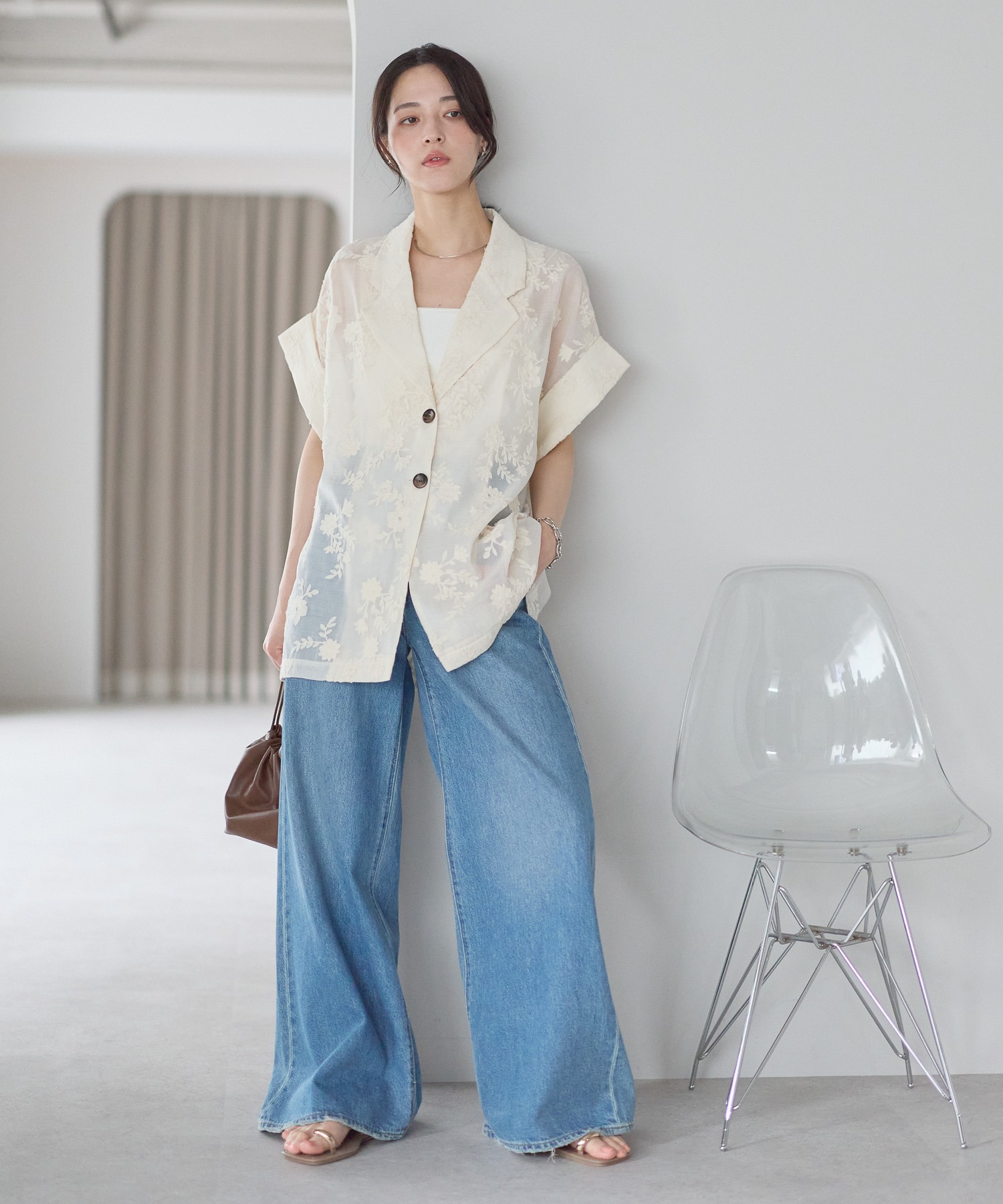 model：161cm 着用サイズ：FREE