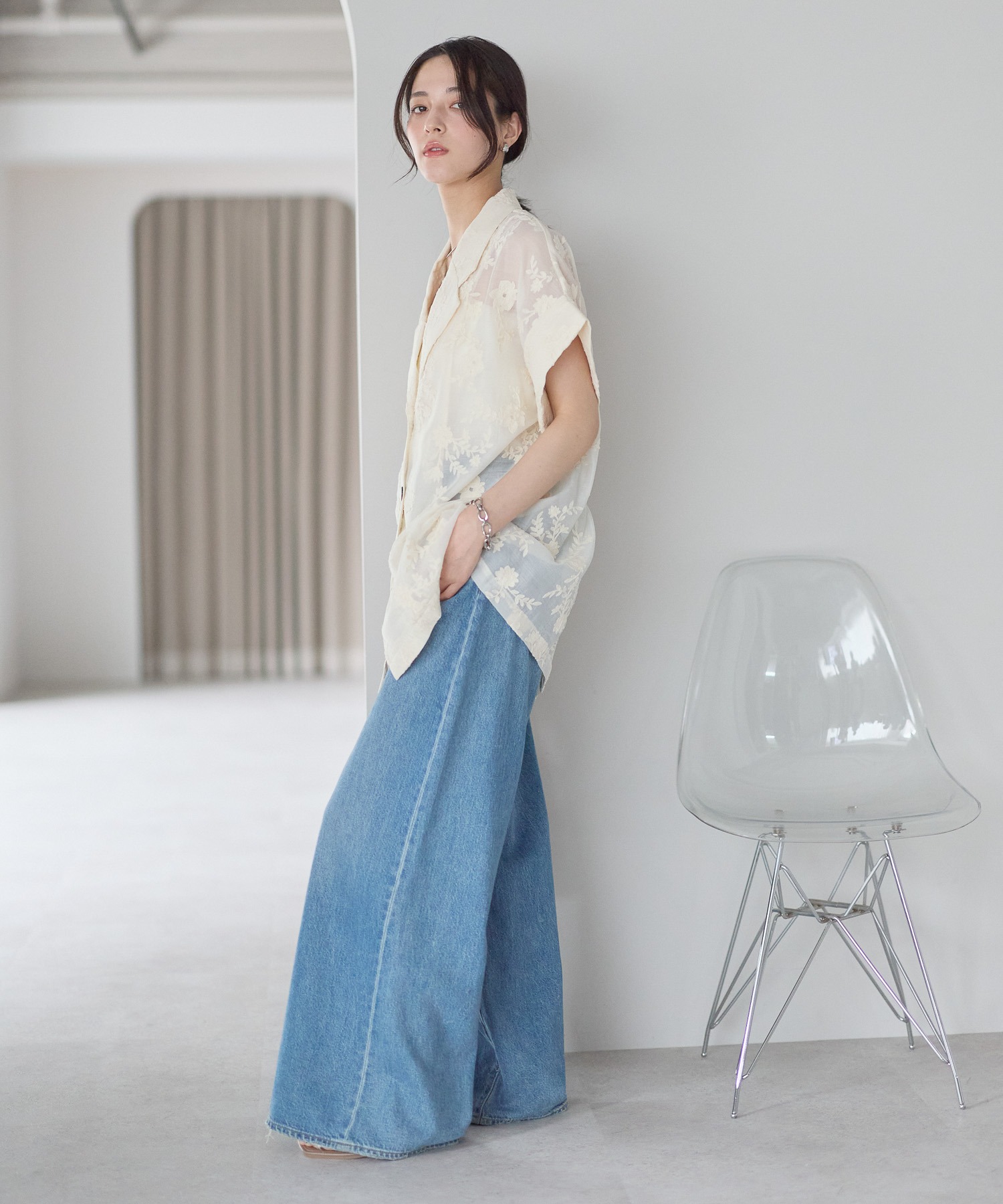 model：161cm 着用サイズ：FREE