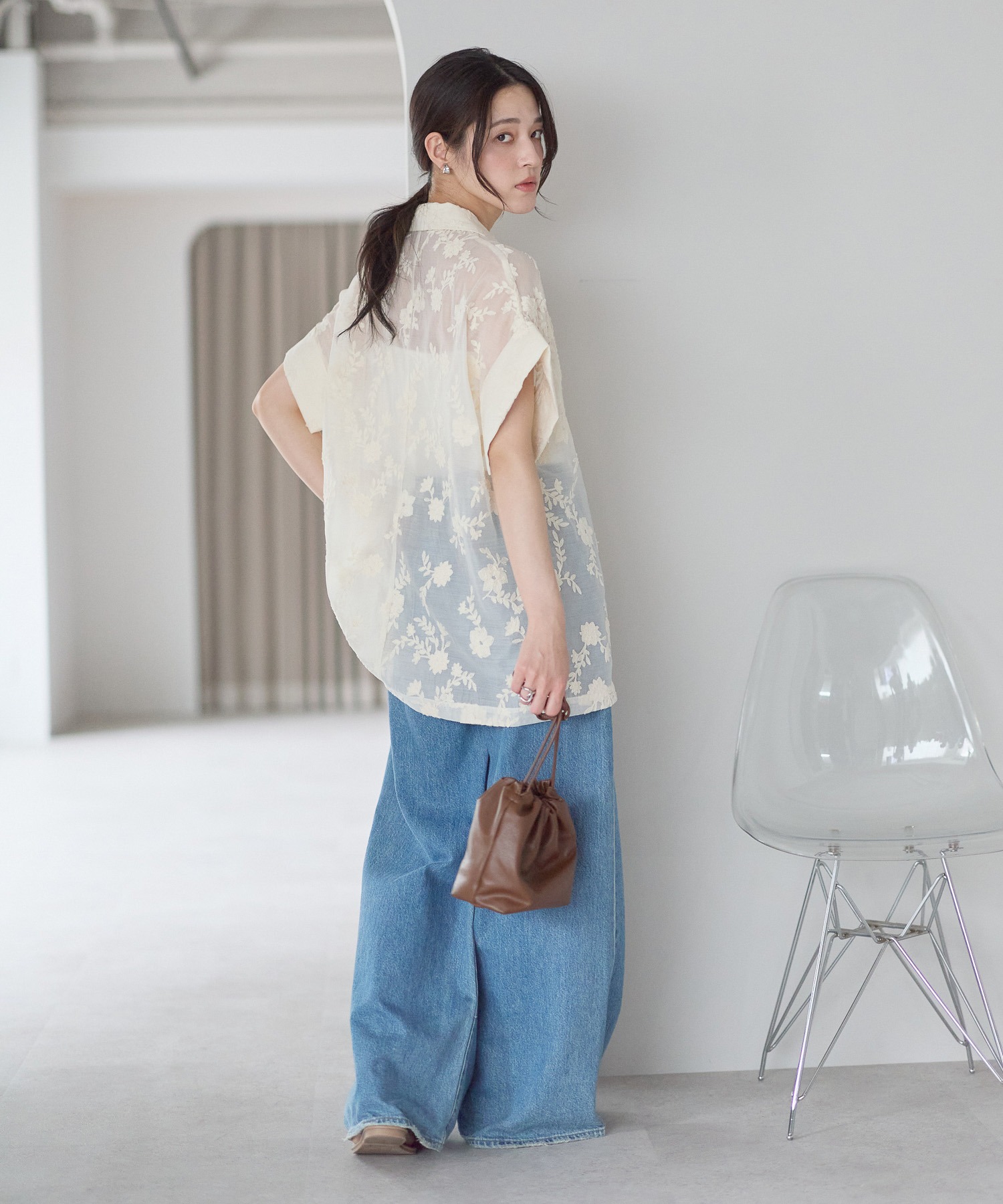 model：161cm 着用サイズ：FREE