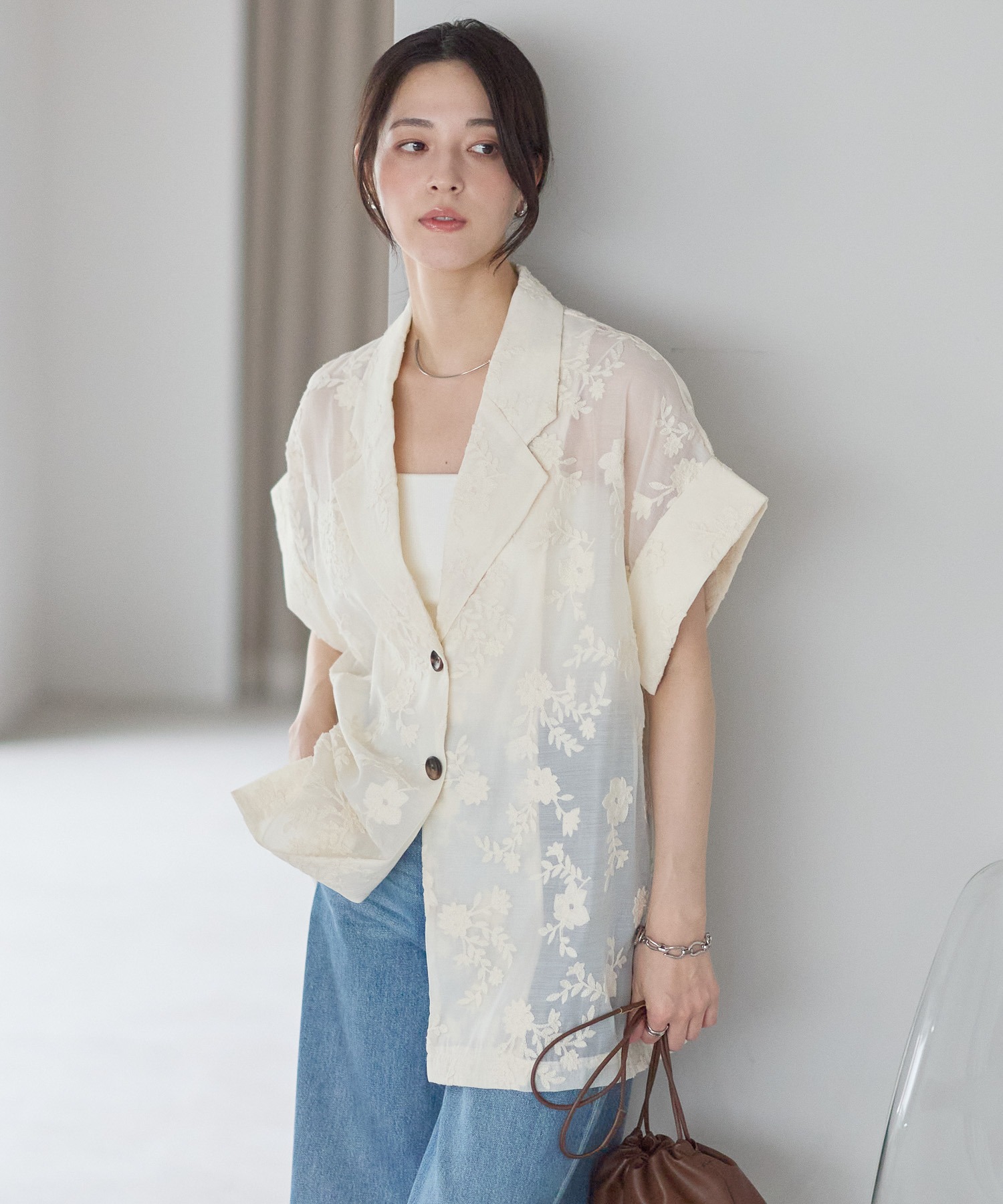 model：161cm 着用サイズ：FREE