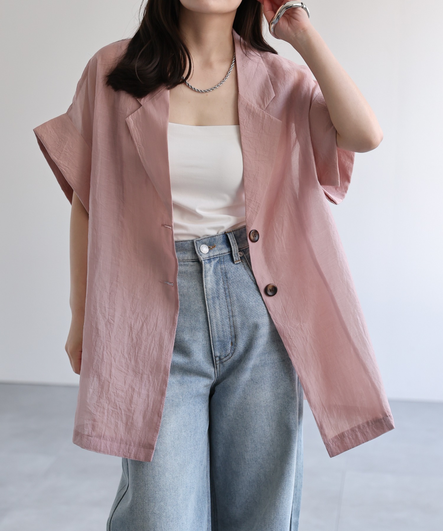 model：156cm 着用サイズ：FREE