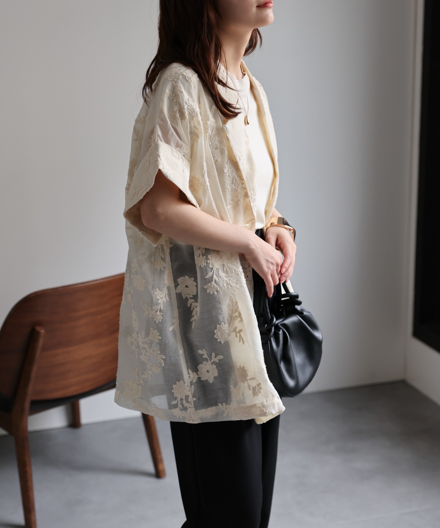 model：156cm　着用サイズ：FREE
