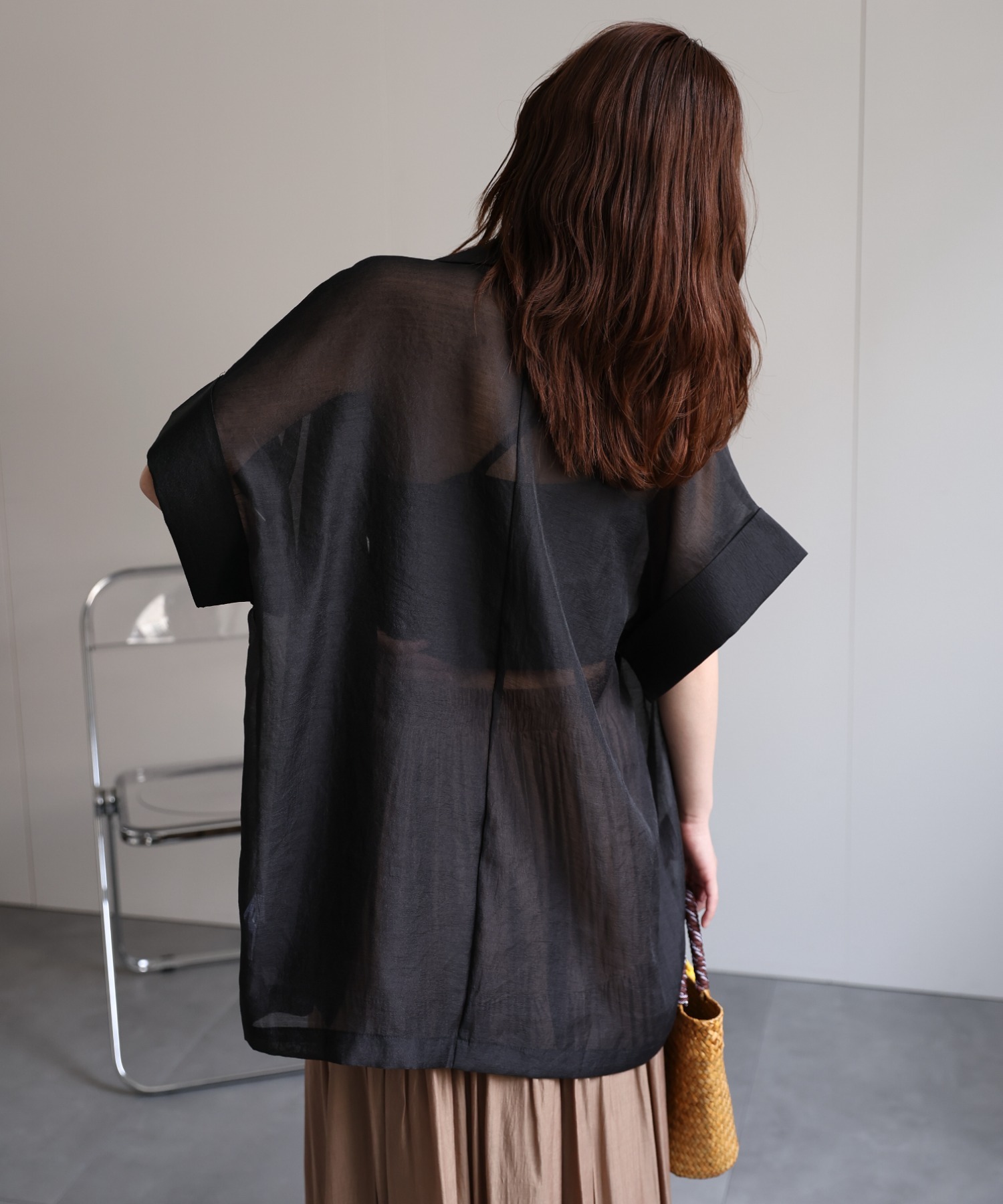 model：156cm　着用サイズ：FREE