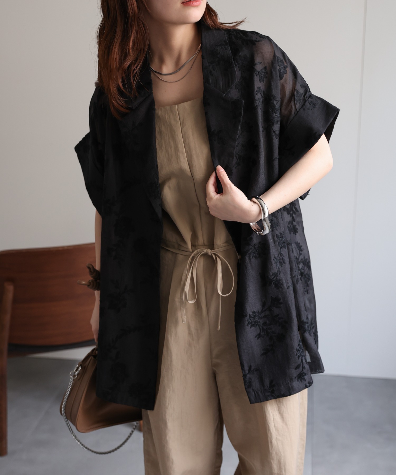 model：156cm　着用サイズ：FREE