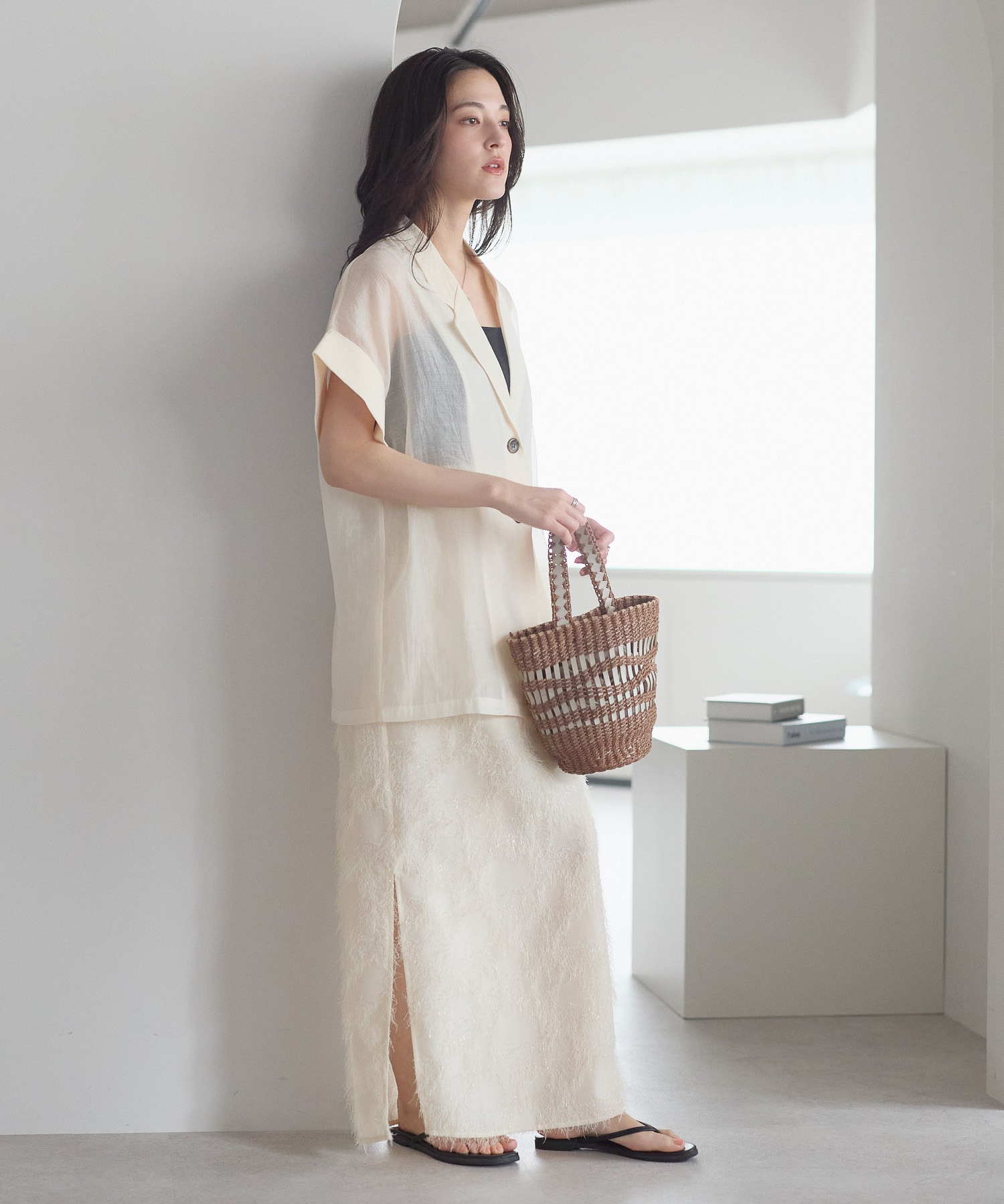 model：161cm 着用サイズ：FREE