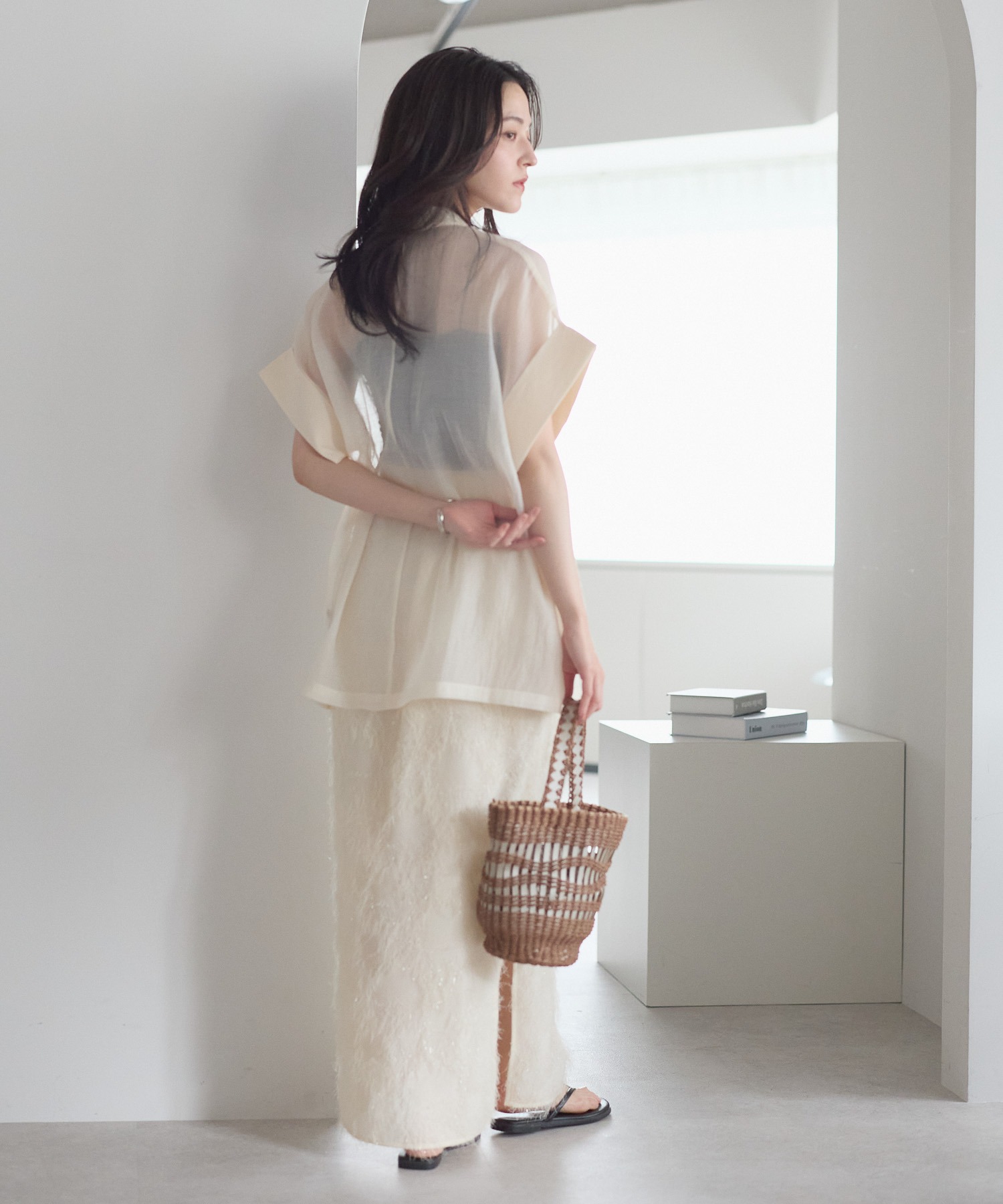 model：161cm 着用サイズ：FREE