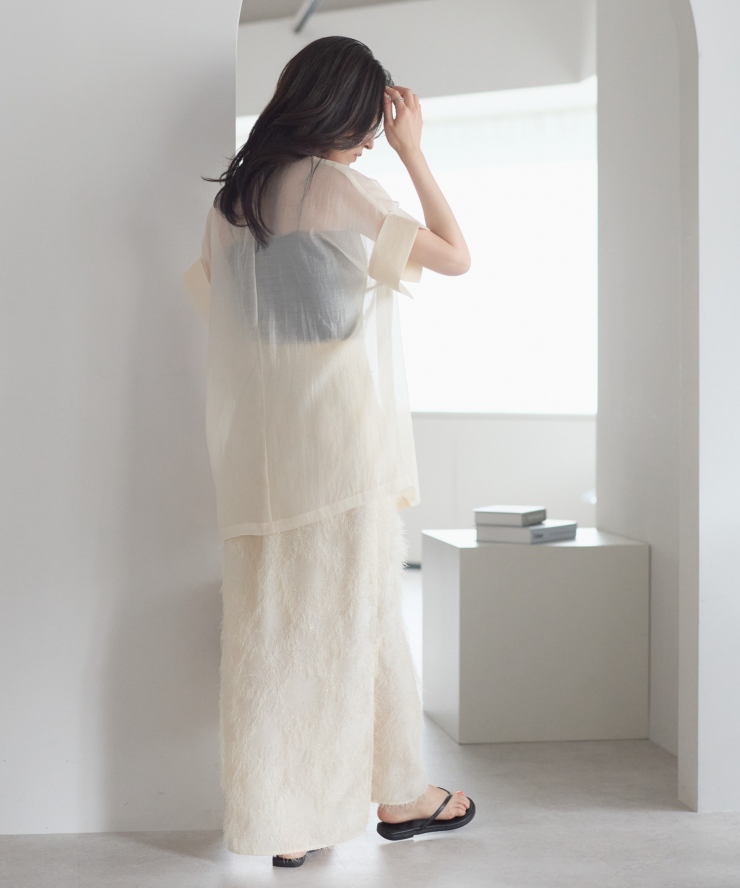 model：161cm 着用サイズ：FREE