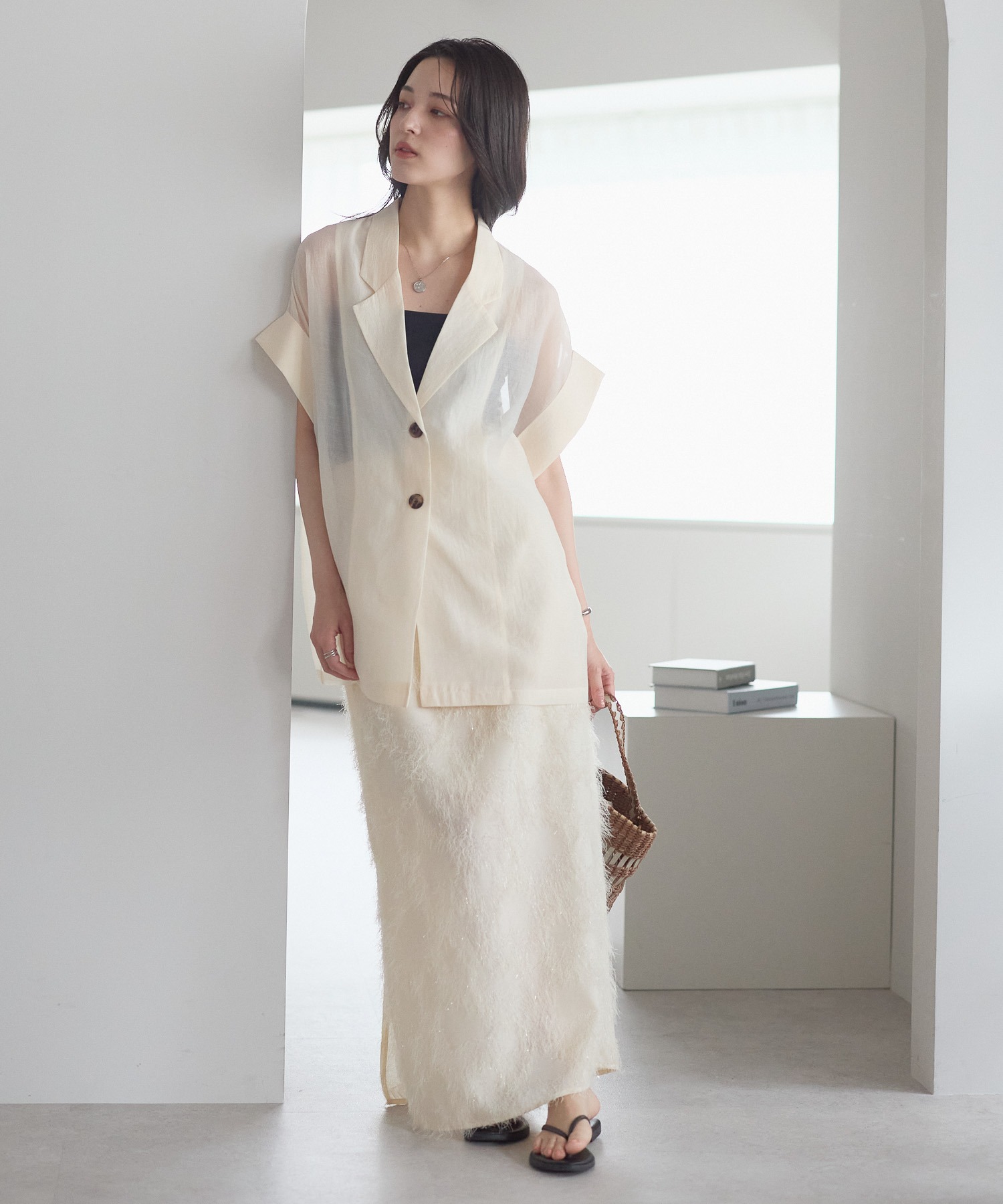 model：161cm 着用サイズ：FREE