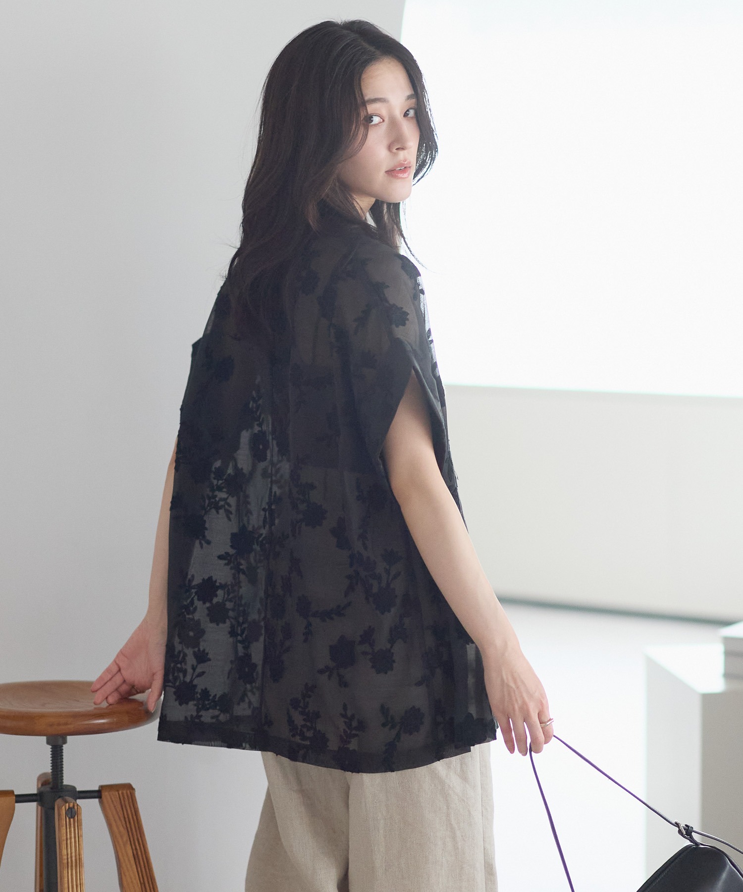 model：161cm 着用サイズ：FREE