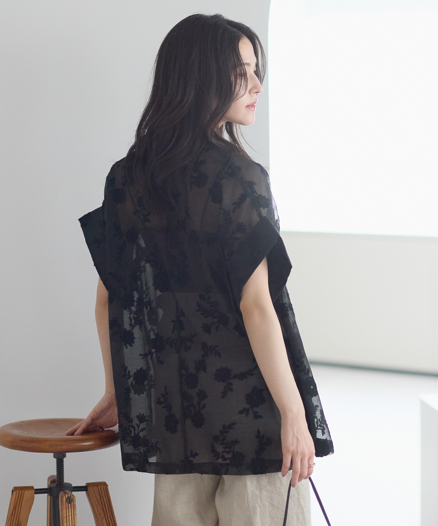 model：161cm 着用サイズ：FREE
