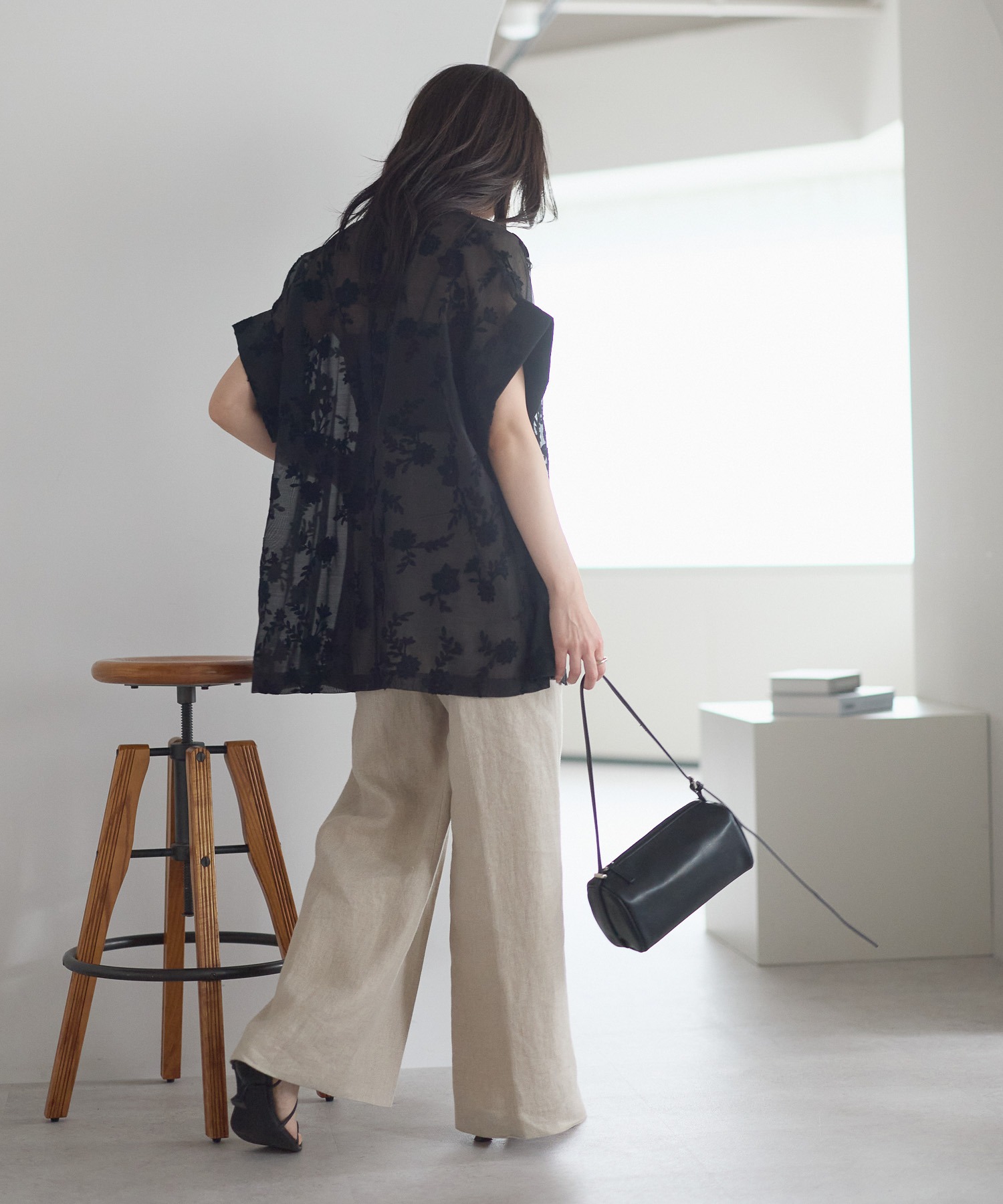 model：161cm 着用サイズ：FREE