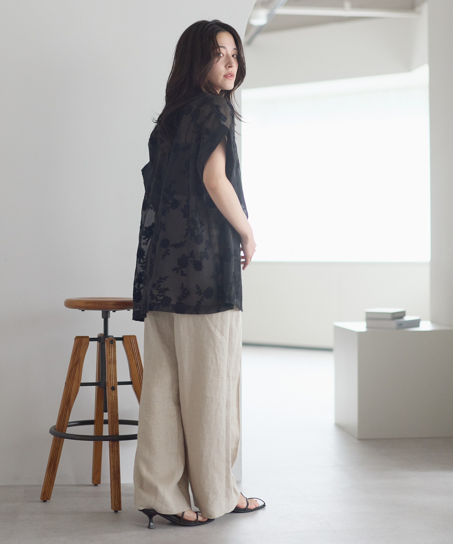 model：161cm 着用サイズ：FREE