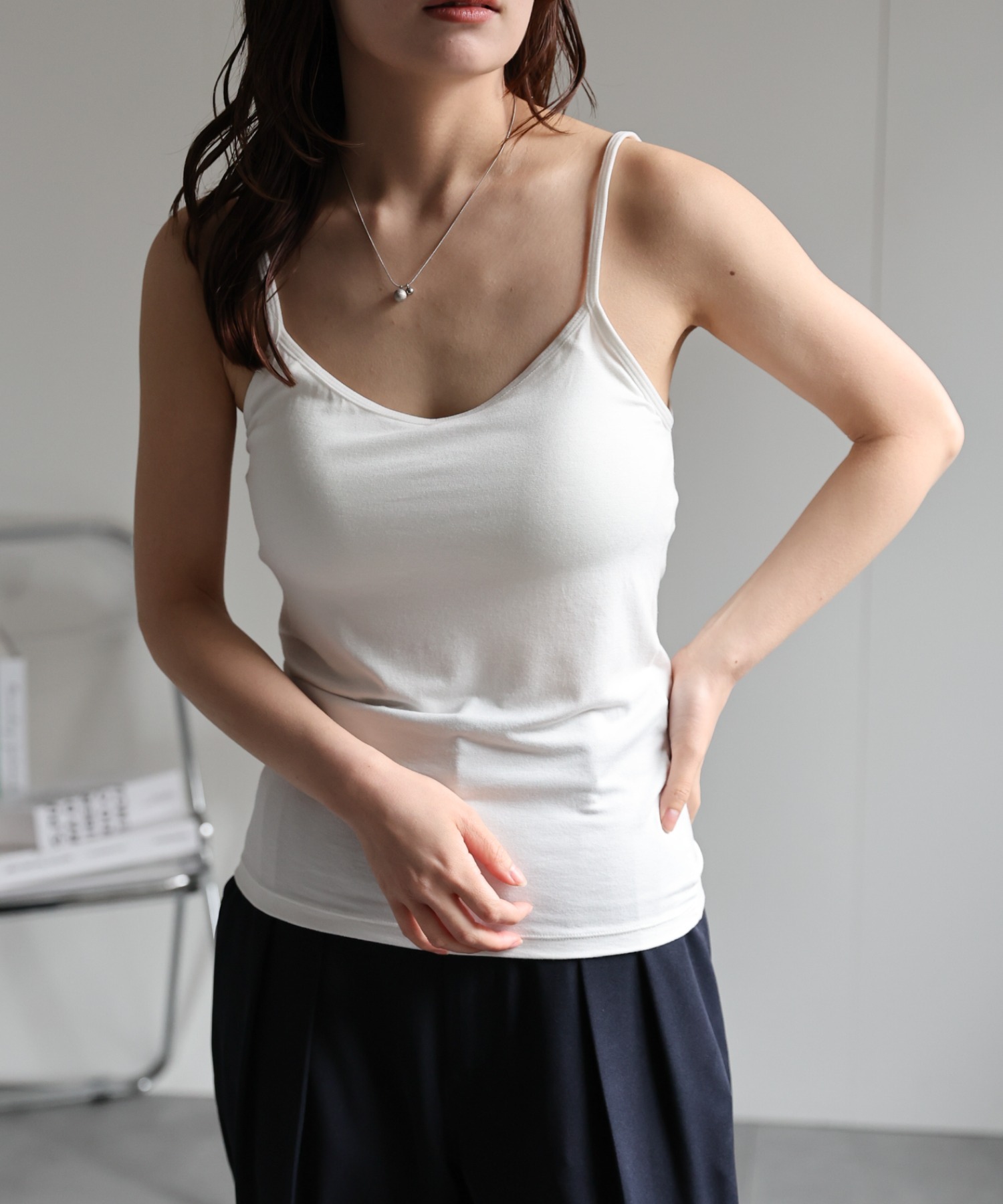 model：156cm　着用サイズ：M