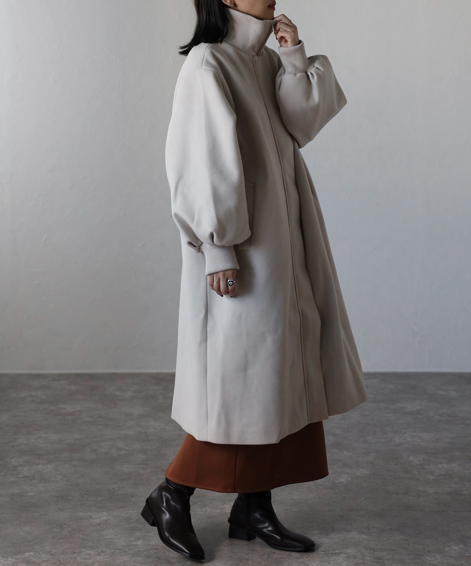 model:162㎝　着用サイズ:FREE