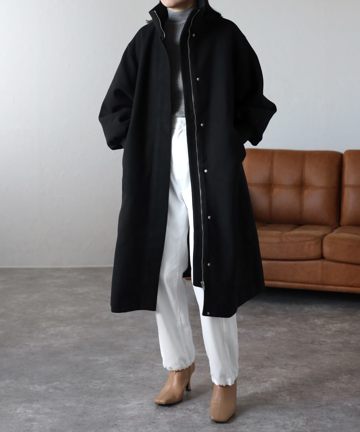 model:162㎝　着用サイズ:FREE