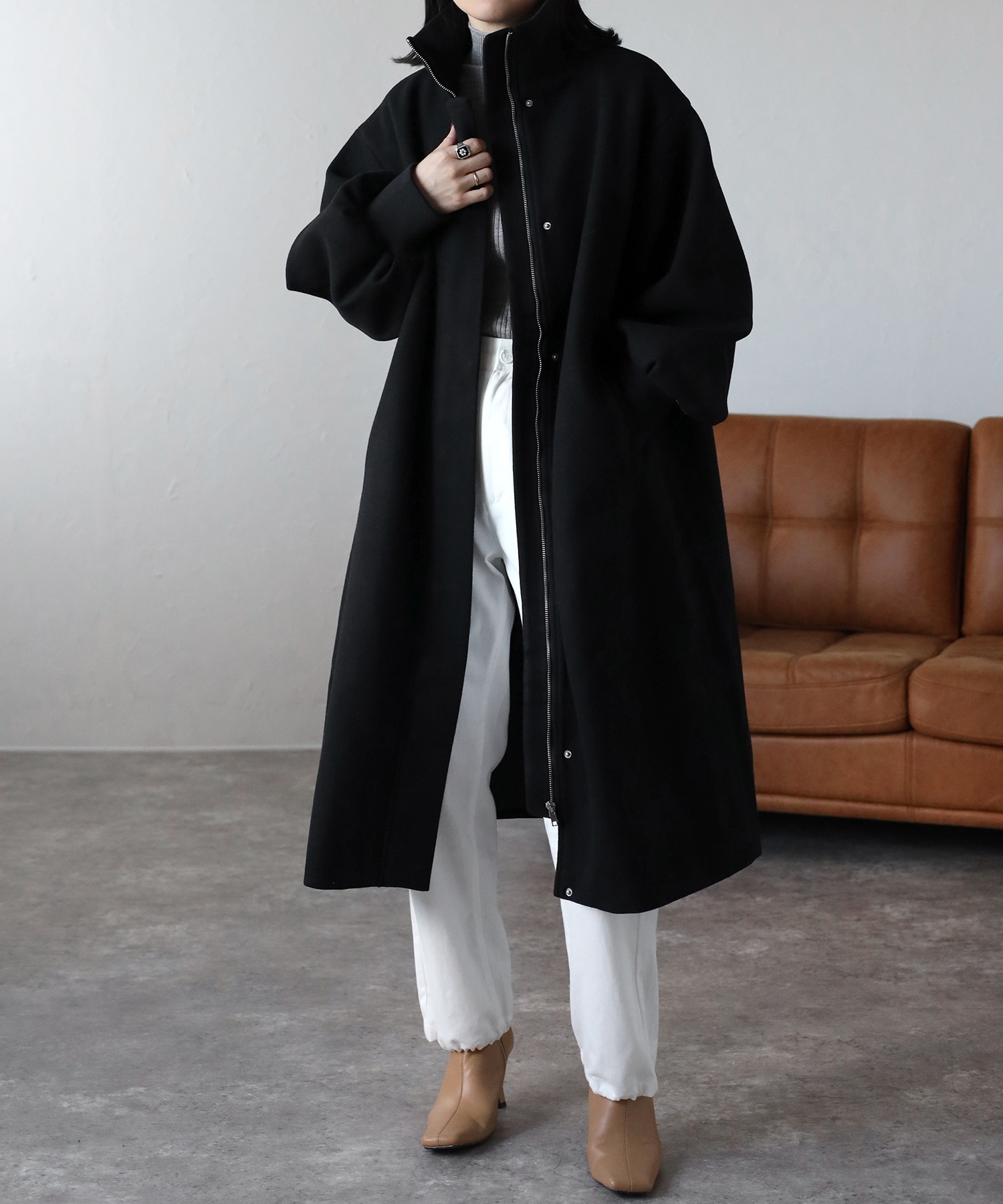 model:162㎝　着用サイズ:FREE