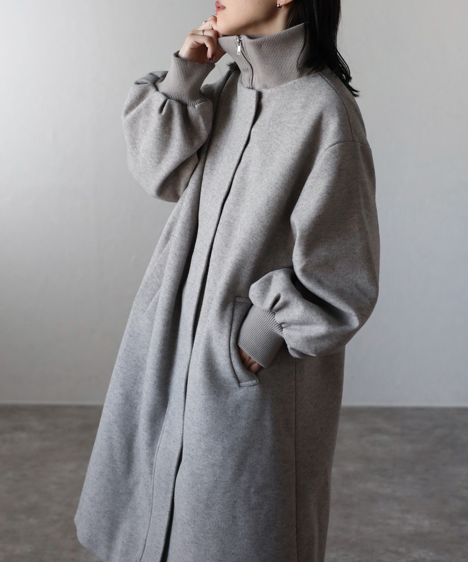 model:162㎝　着用サイズ:FREE
