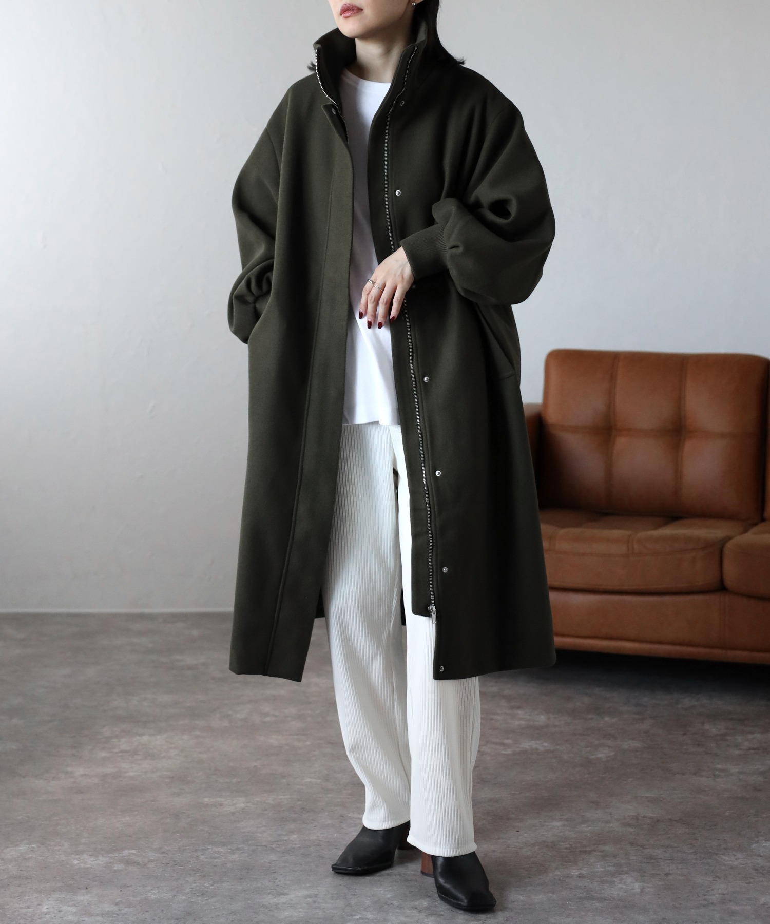 model:162㎝　着用サイズ:FREE