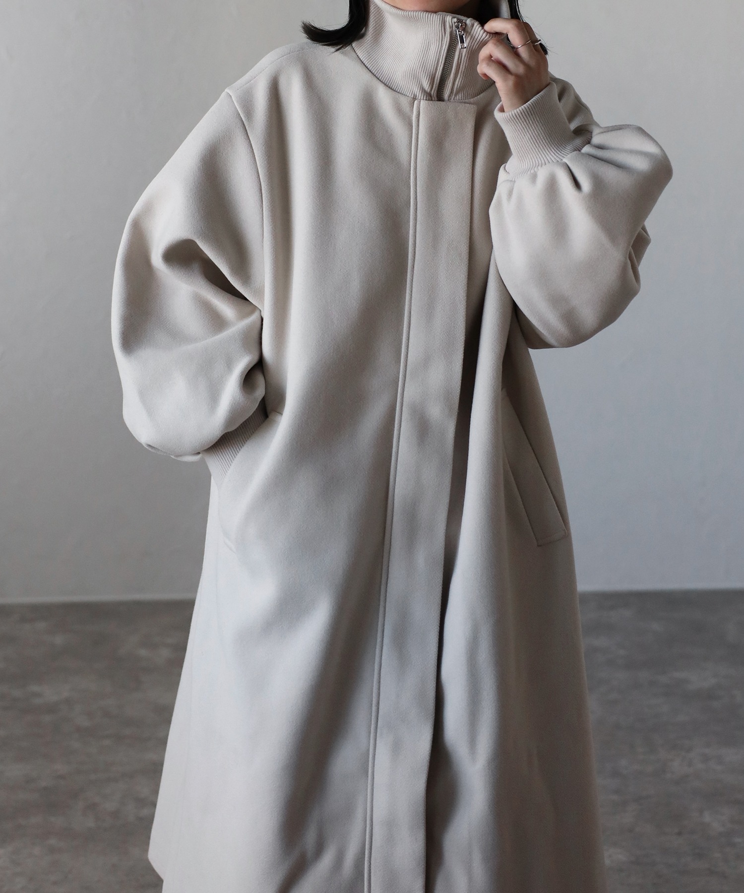 model:162㎝　着用サイズ:FREE