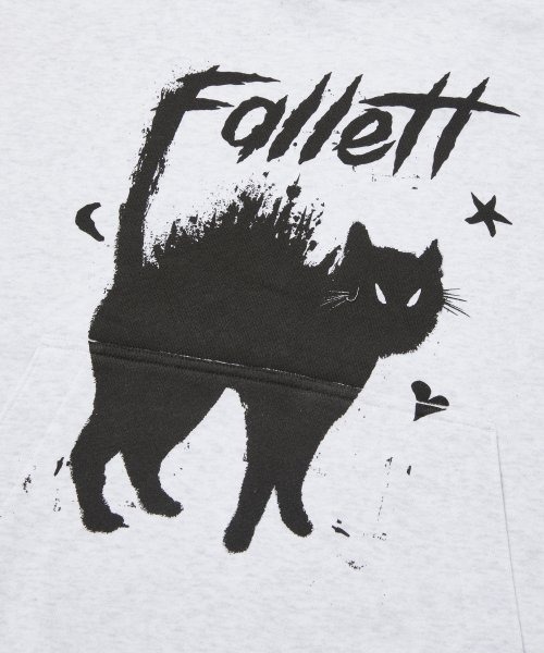 A'GEM/9 × .kom『FALLETT/ファレット』ANNOYED CAT HOODIE/キャット