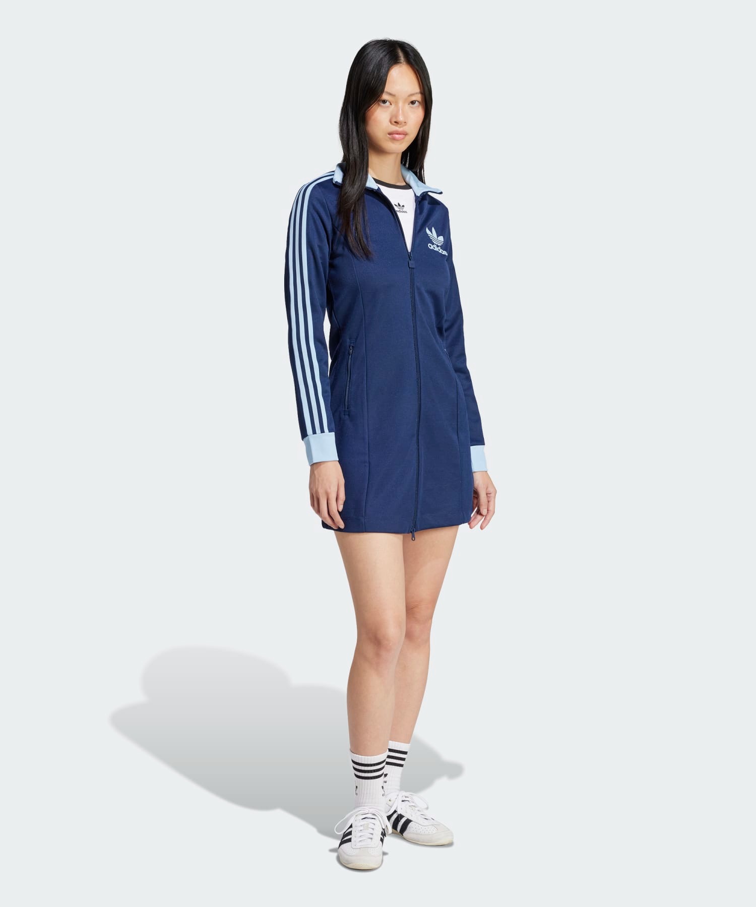 アディカラー スリーストライプス トラックトップ ワンピース