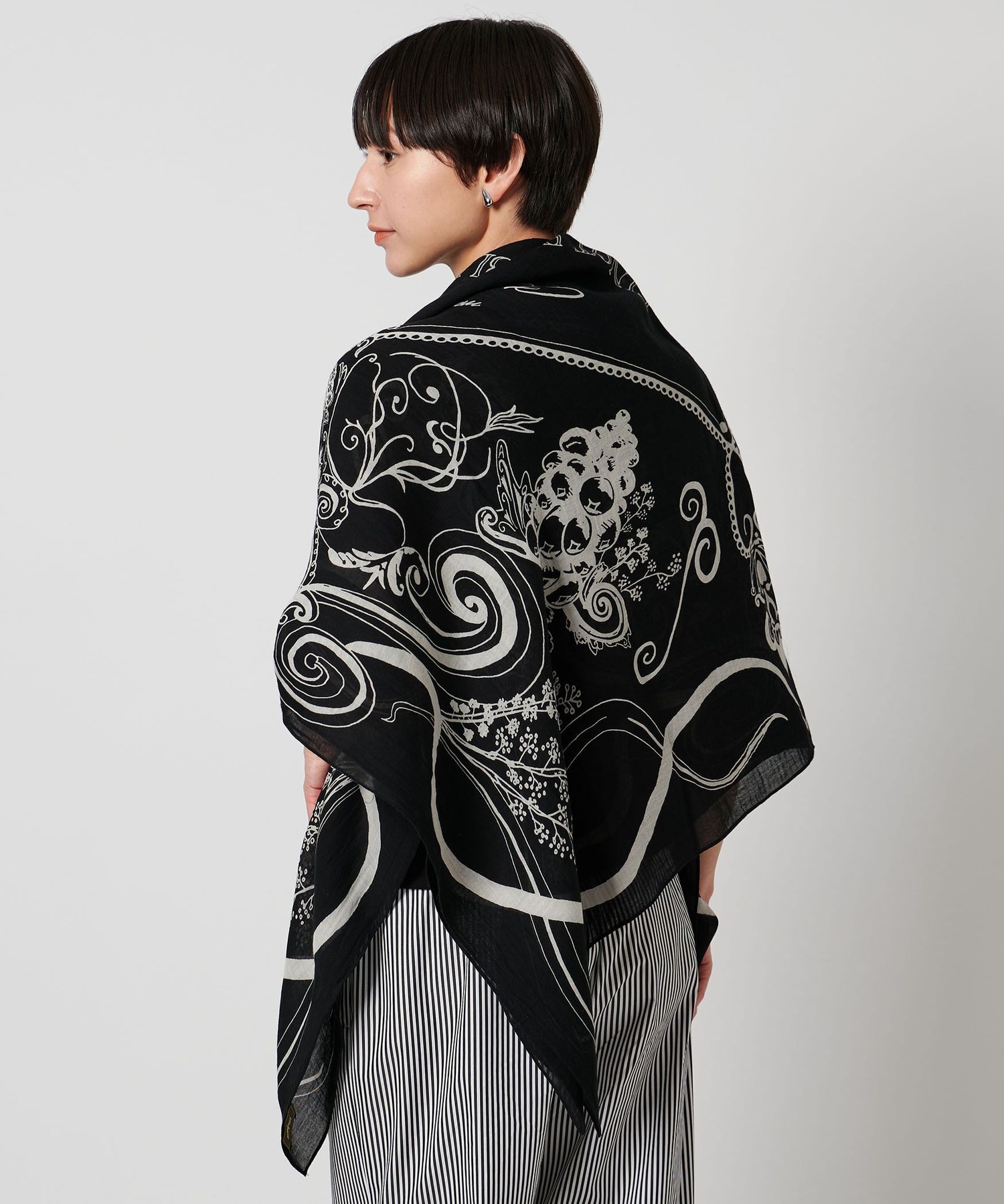 一部別注】＜manipuri＞C/SI スカーフ 25SS