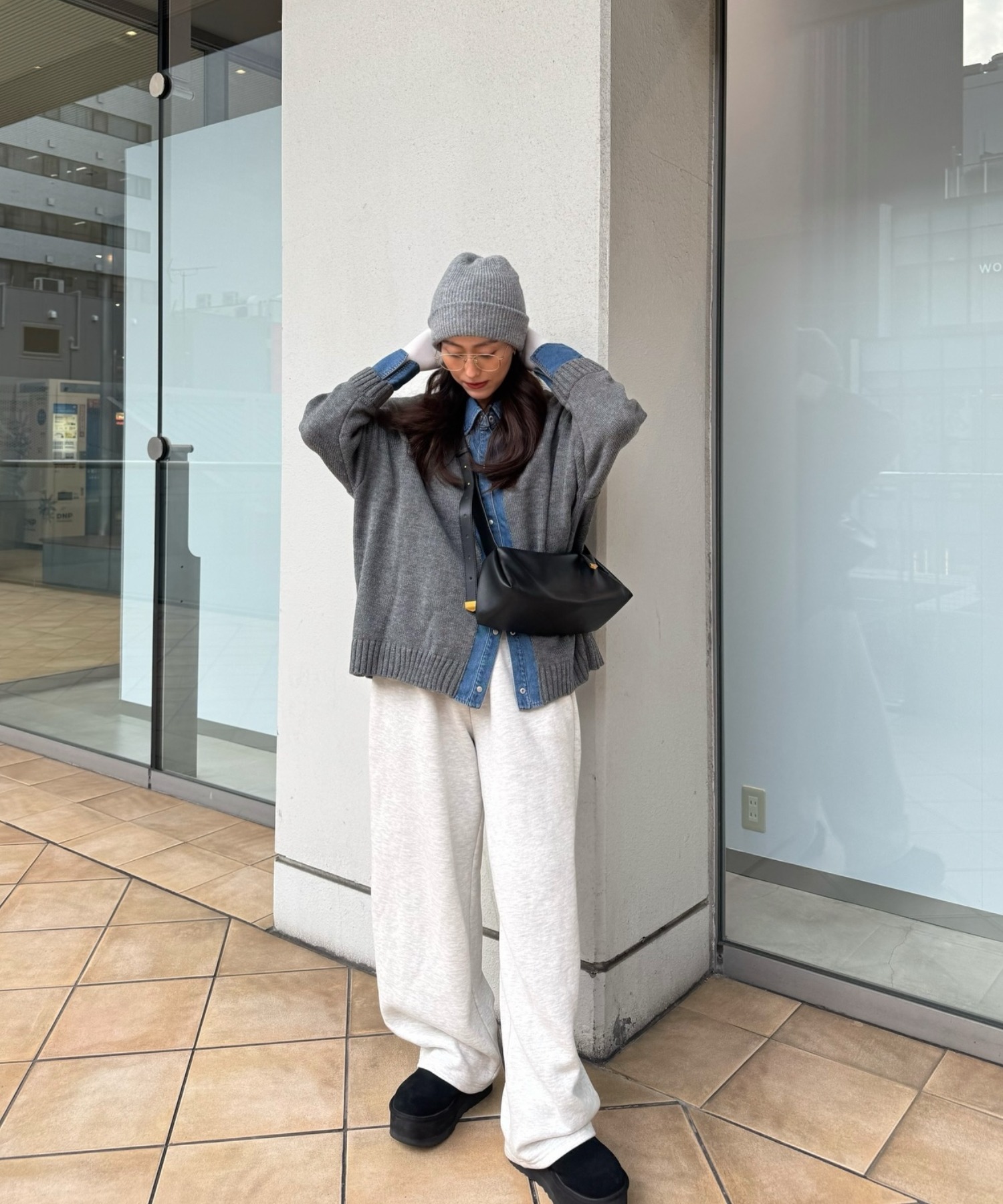 model：H157 着用サイズ：FREE