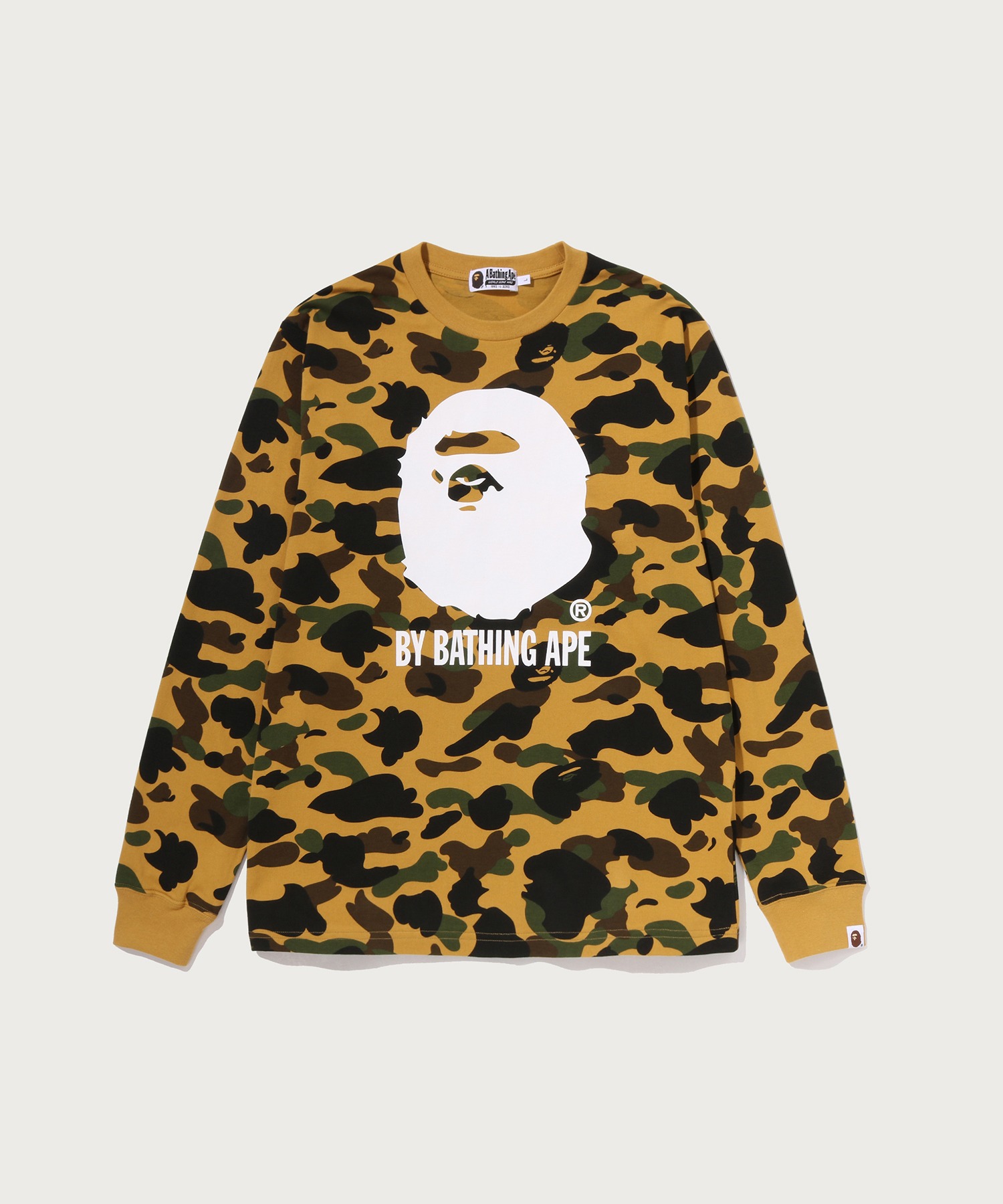 1ST CAMO BY BATHING APE LS TEE — длинный рукав