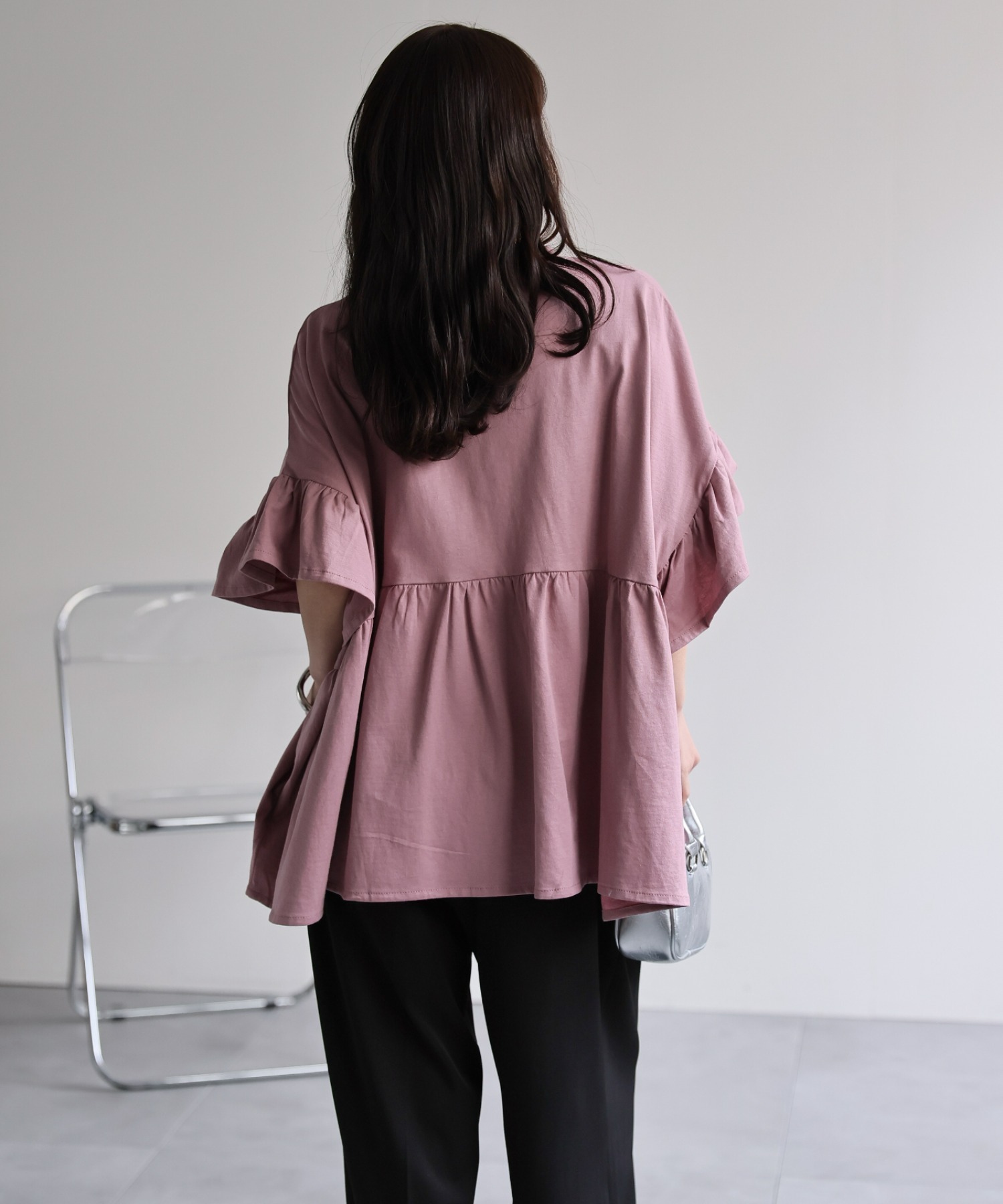 model：156cm 着用サイズ：FREE