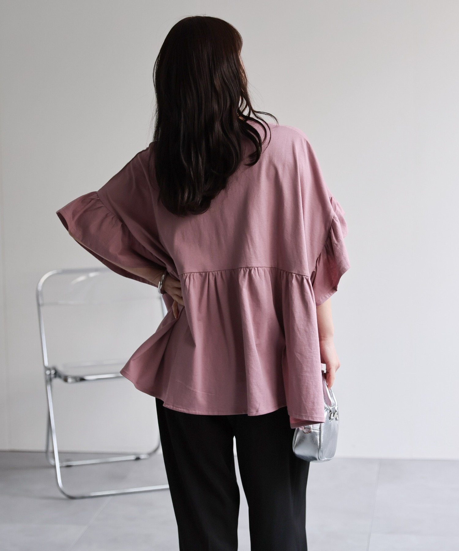 model：156cm 着用サイズ：FREE