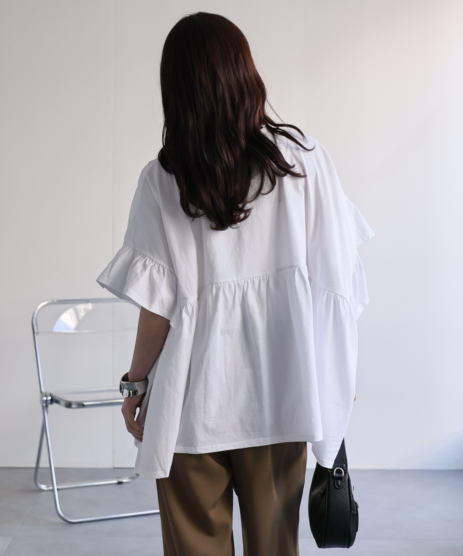 model：156cm 着用サイズ：FREE
