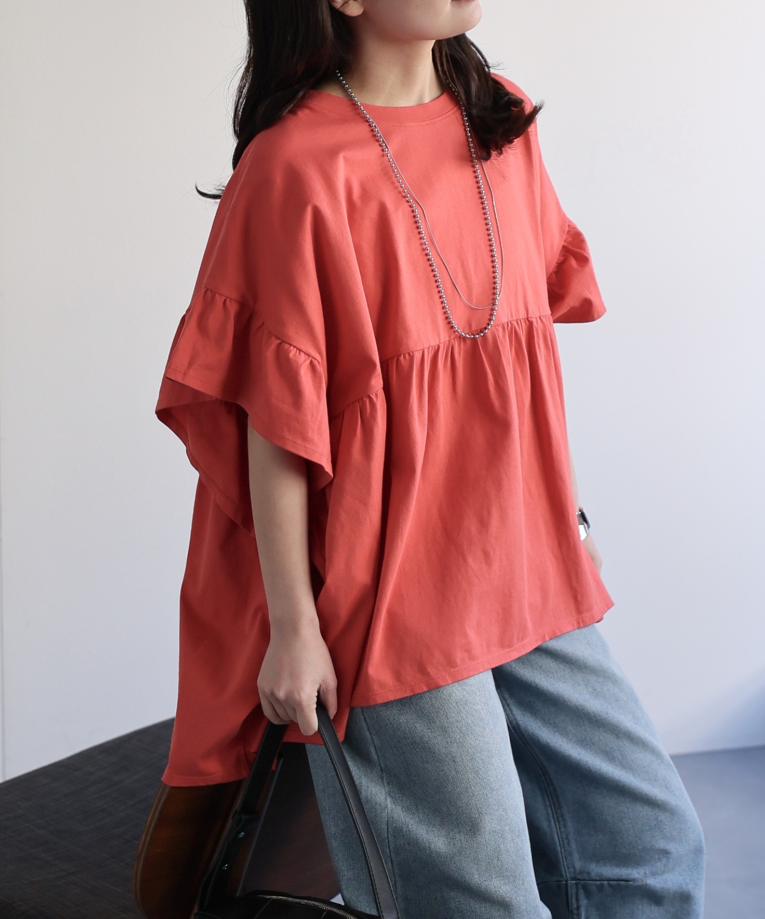 model：156cm 着用サイズ：FREE