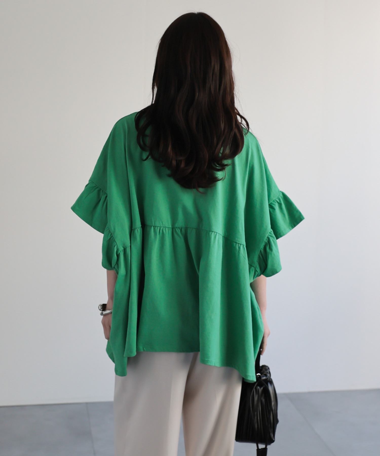 model：156cm 着用サイズ：FREE