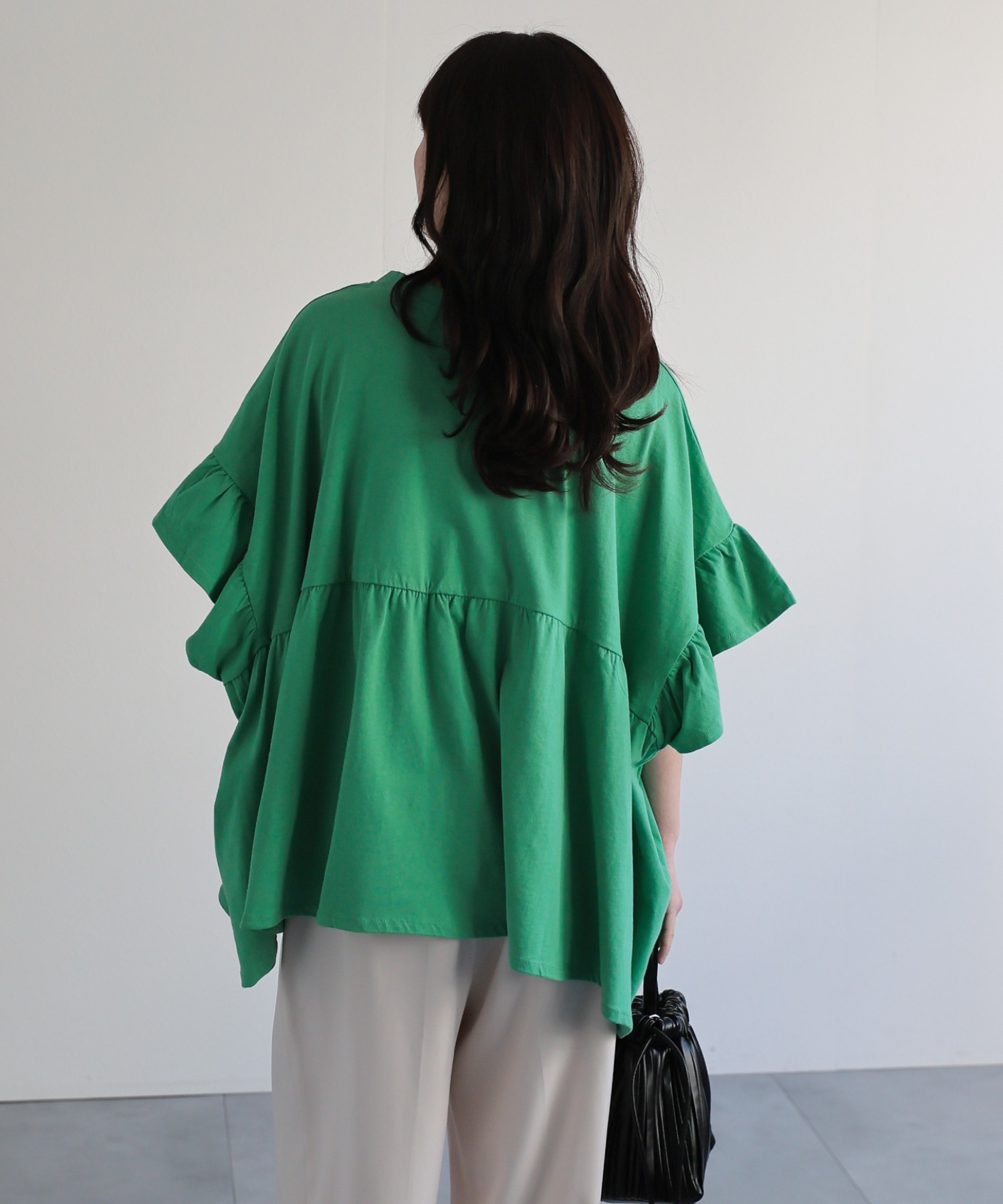 model：156cm 着用サイズ：FREE