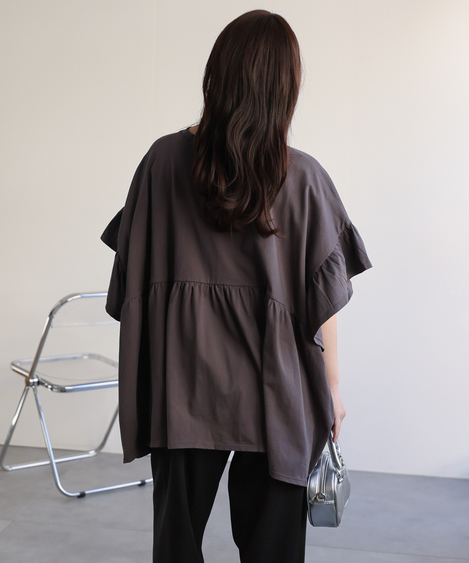 model：156cm 着用サイズ：FREE