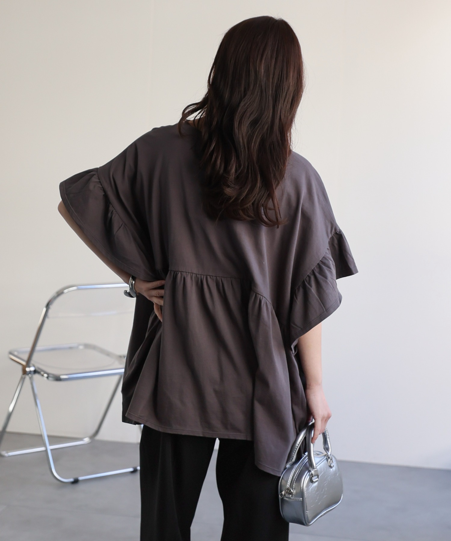 model：156cm 着用サイズ：FREE