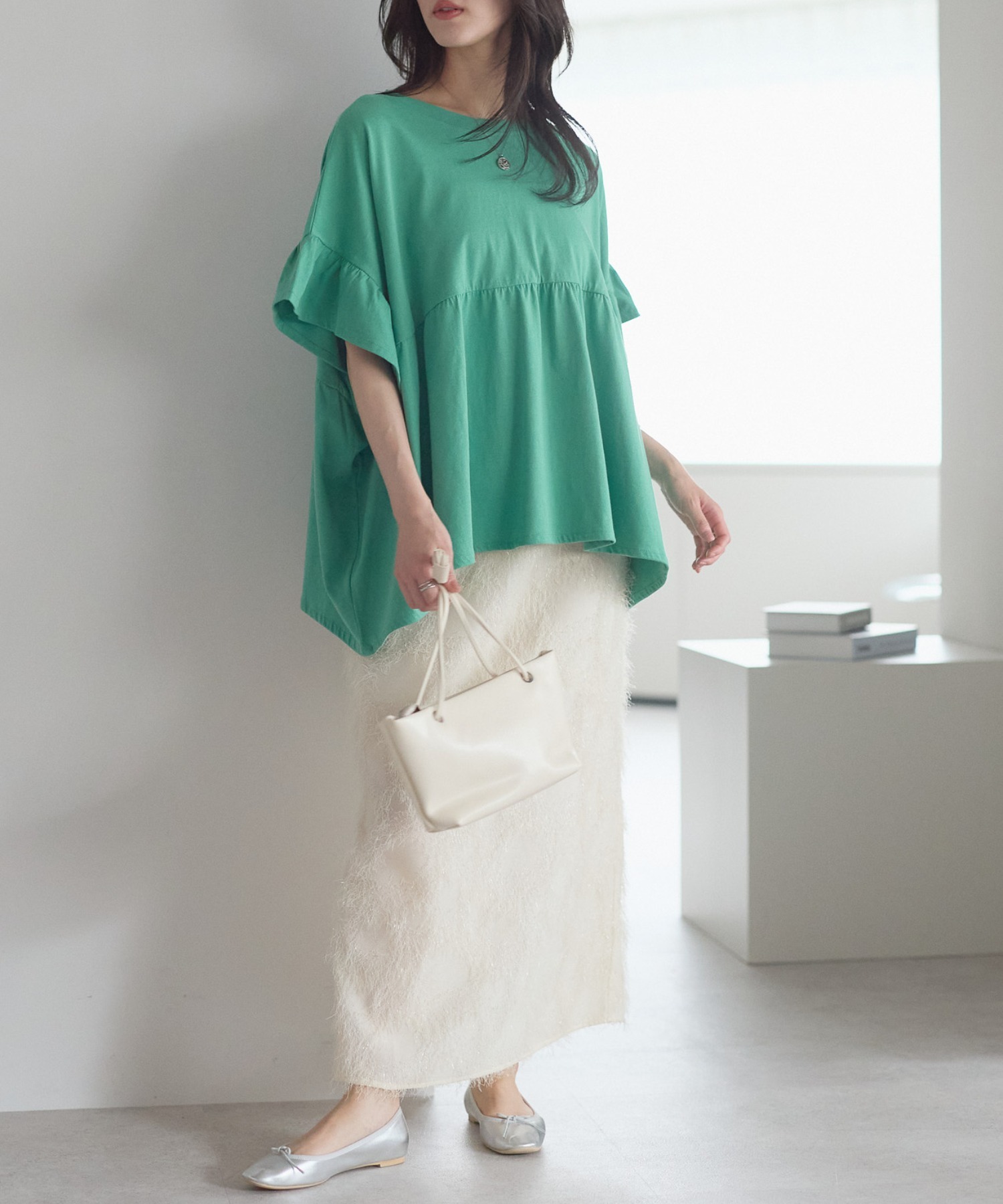 model：161cm 着用サイズ：FREE