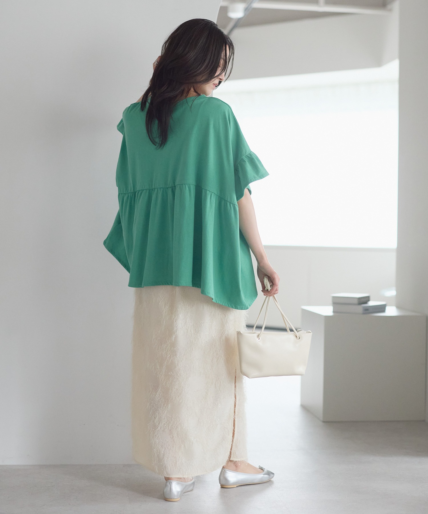 model：161cm 着用サイズ：FREE