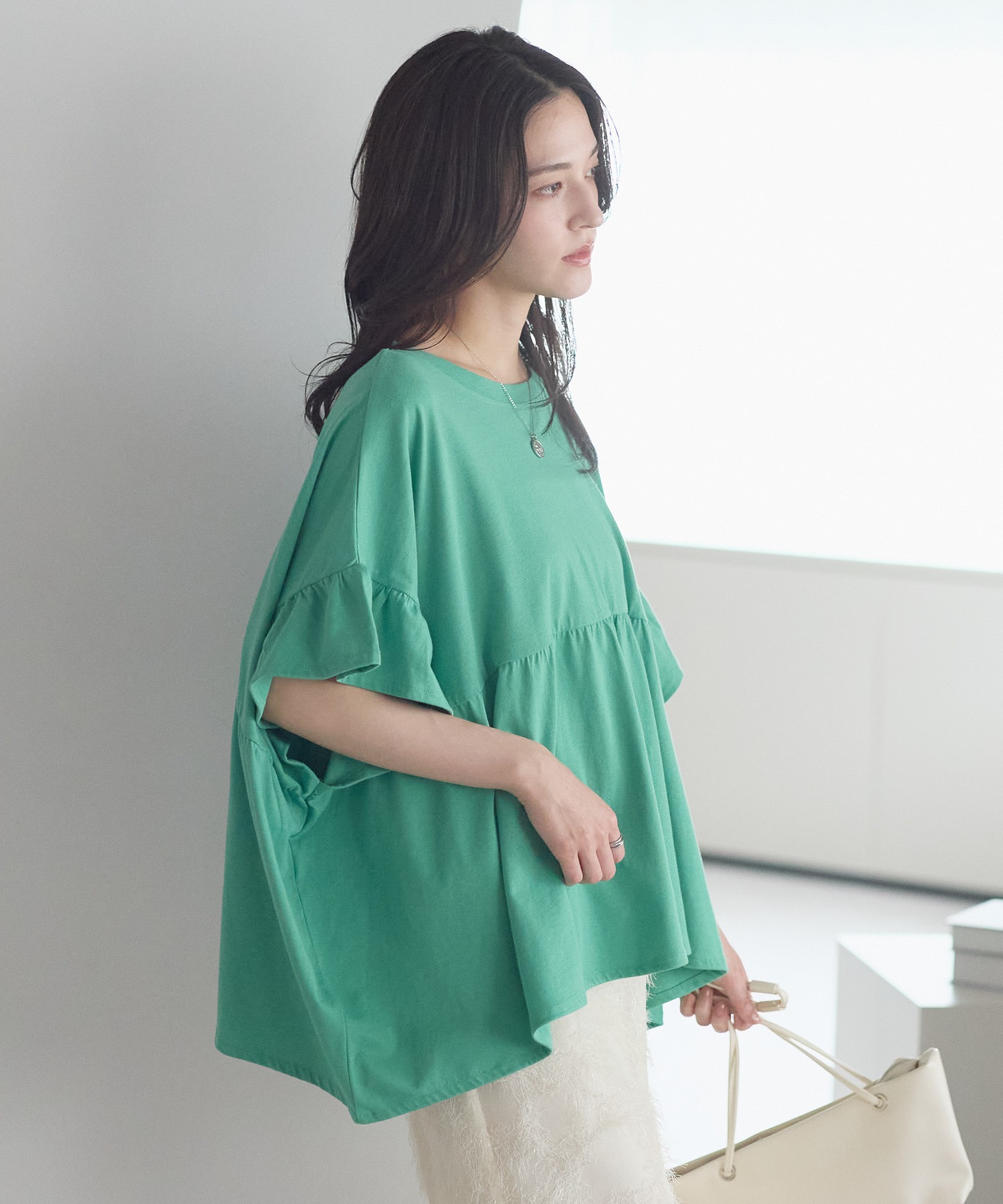 model：161cm 着用サイズ：FREE