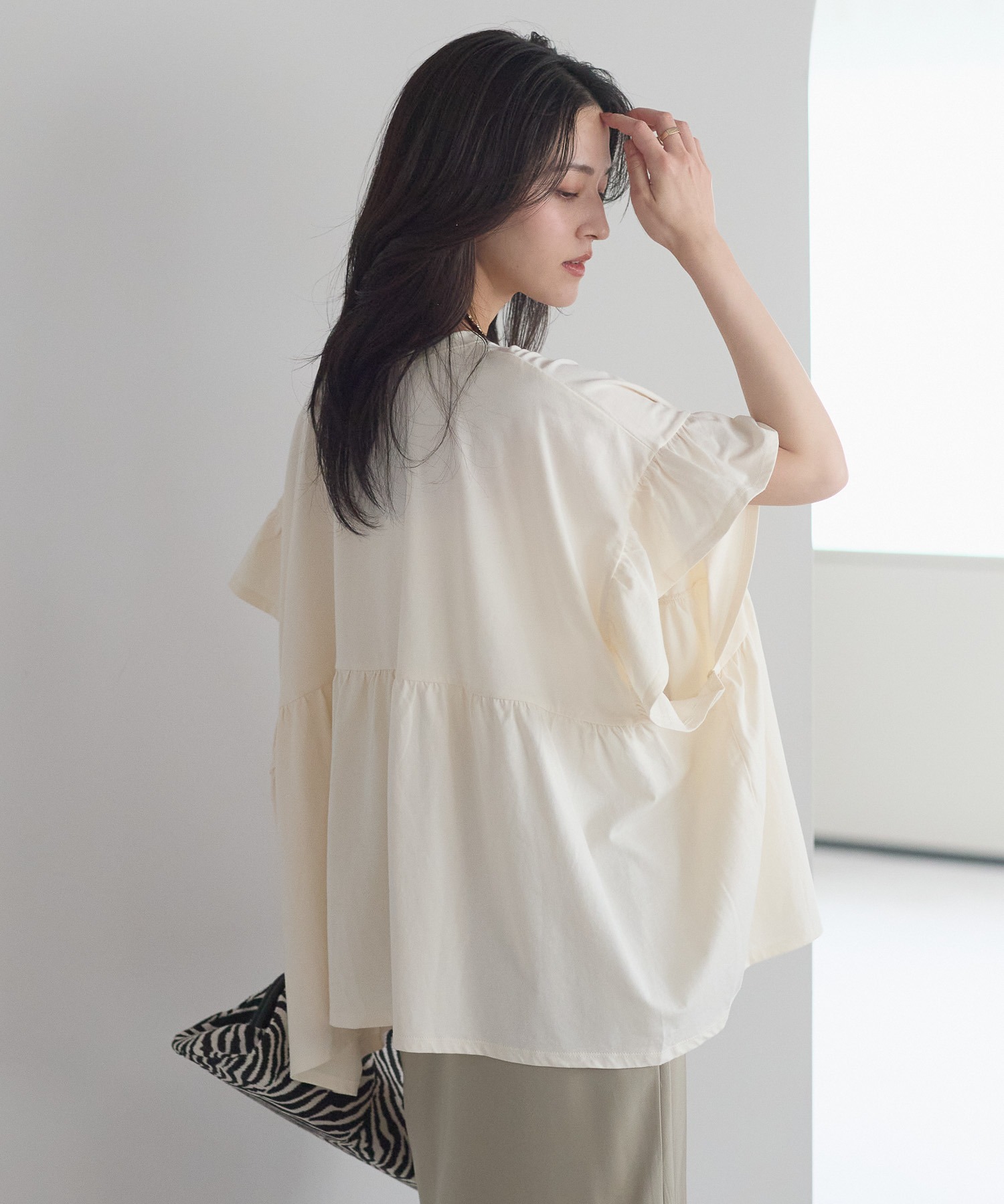 model：161cm 着用サイズ：FREE