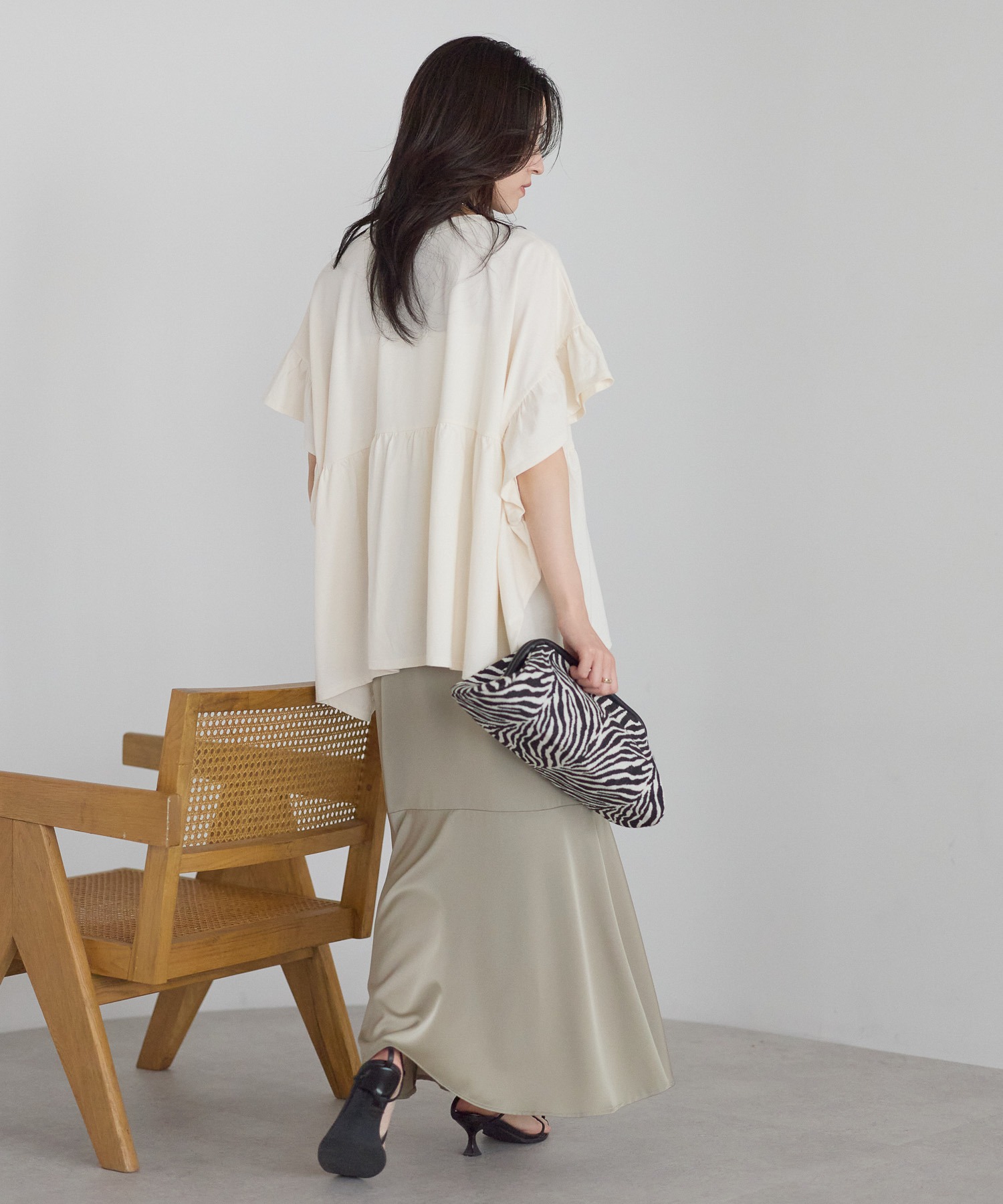 model：161cm 着用サイズ：FREE