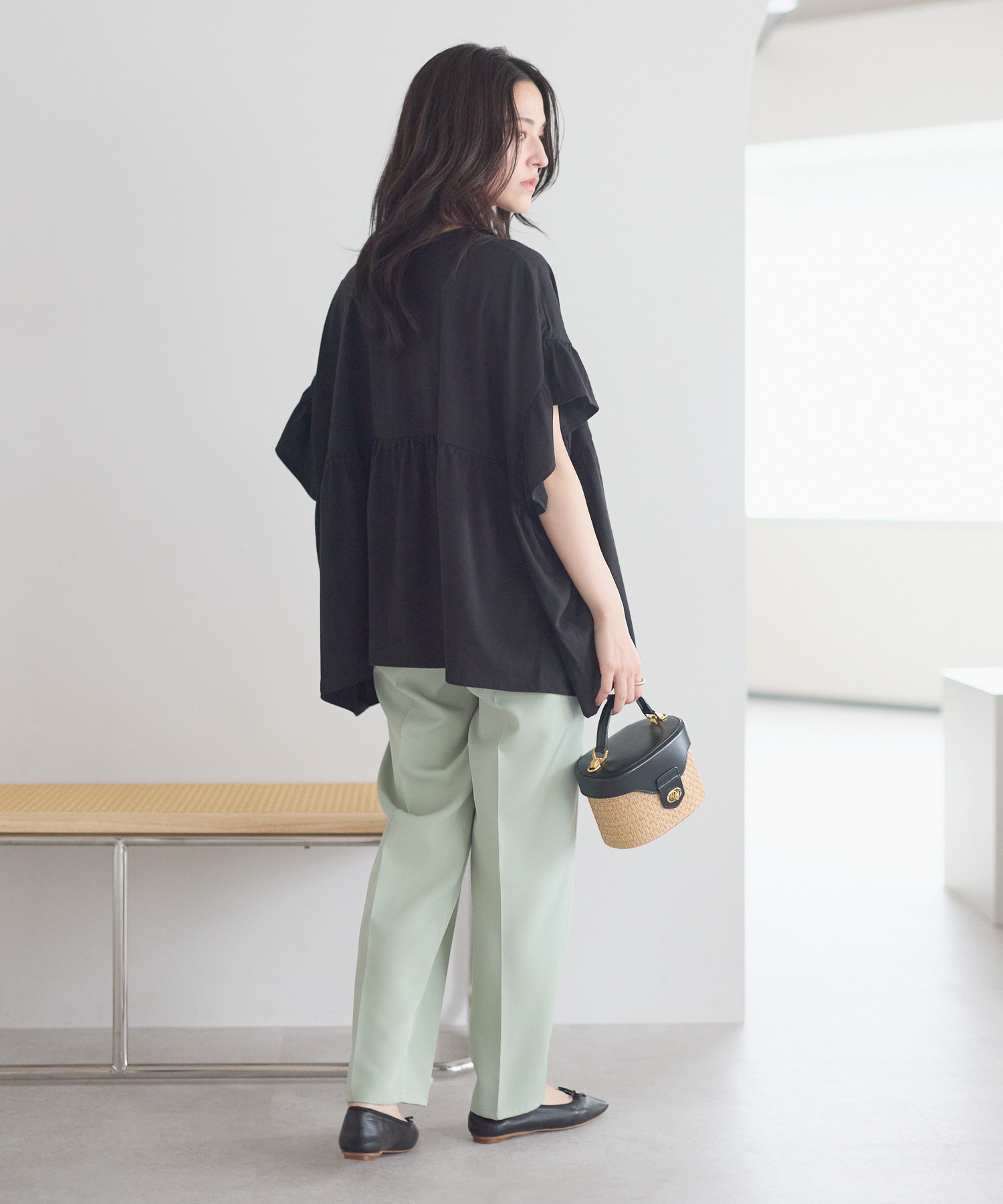 model：161cm 着用サイズ：FREE