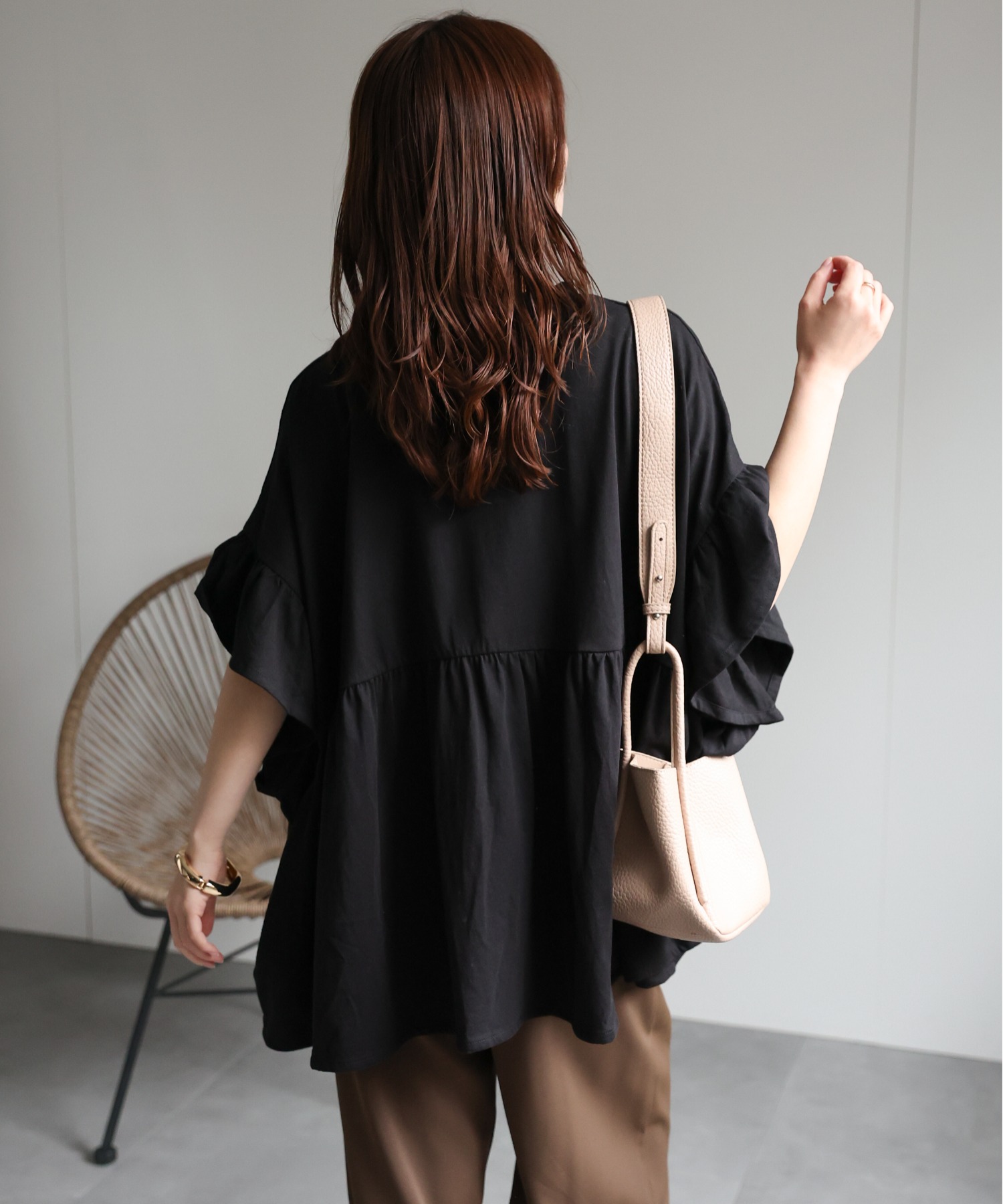 model：156cm 着用サイズ：FREE