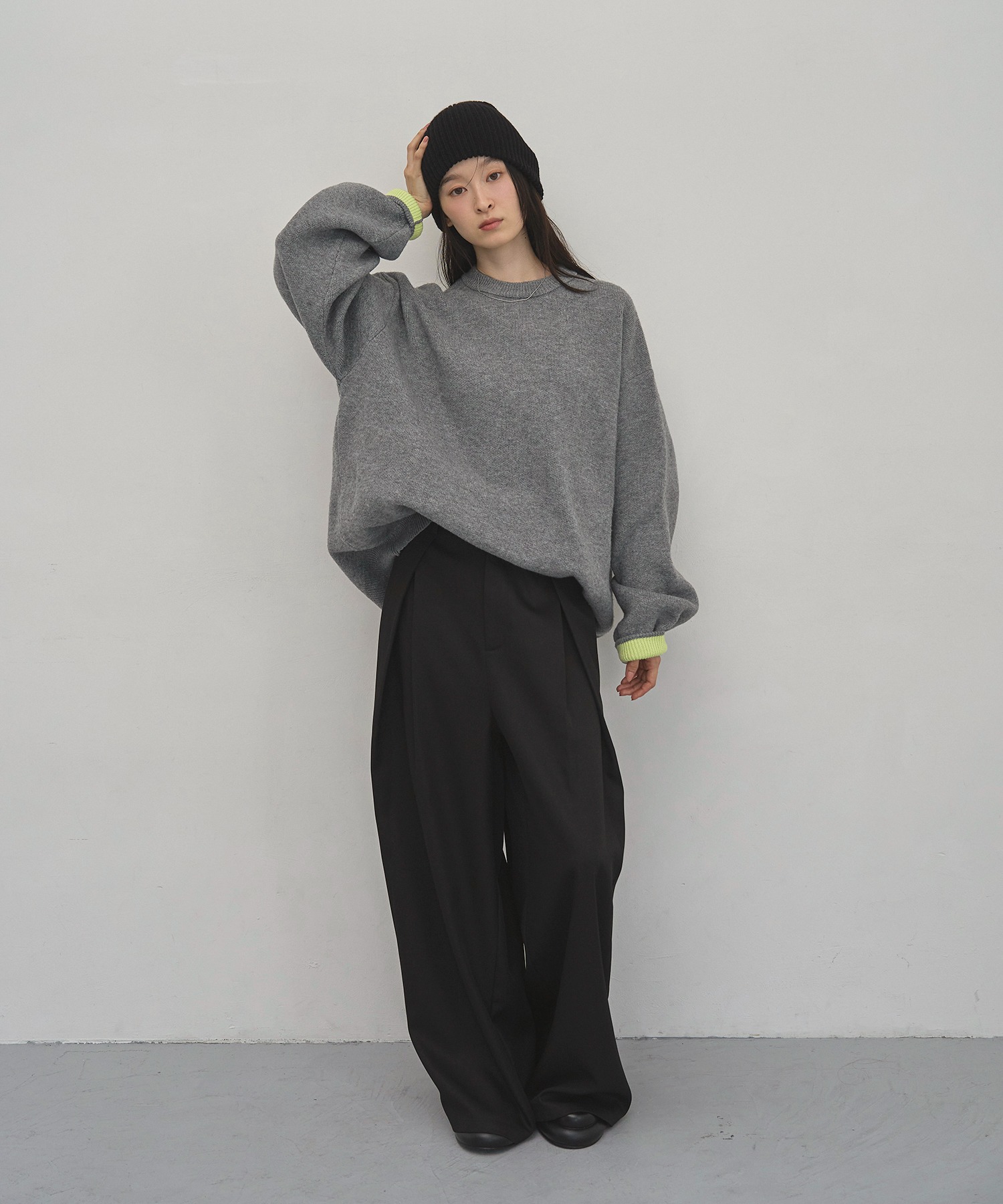 model：H163　着用サイズ：F