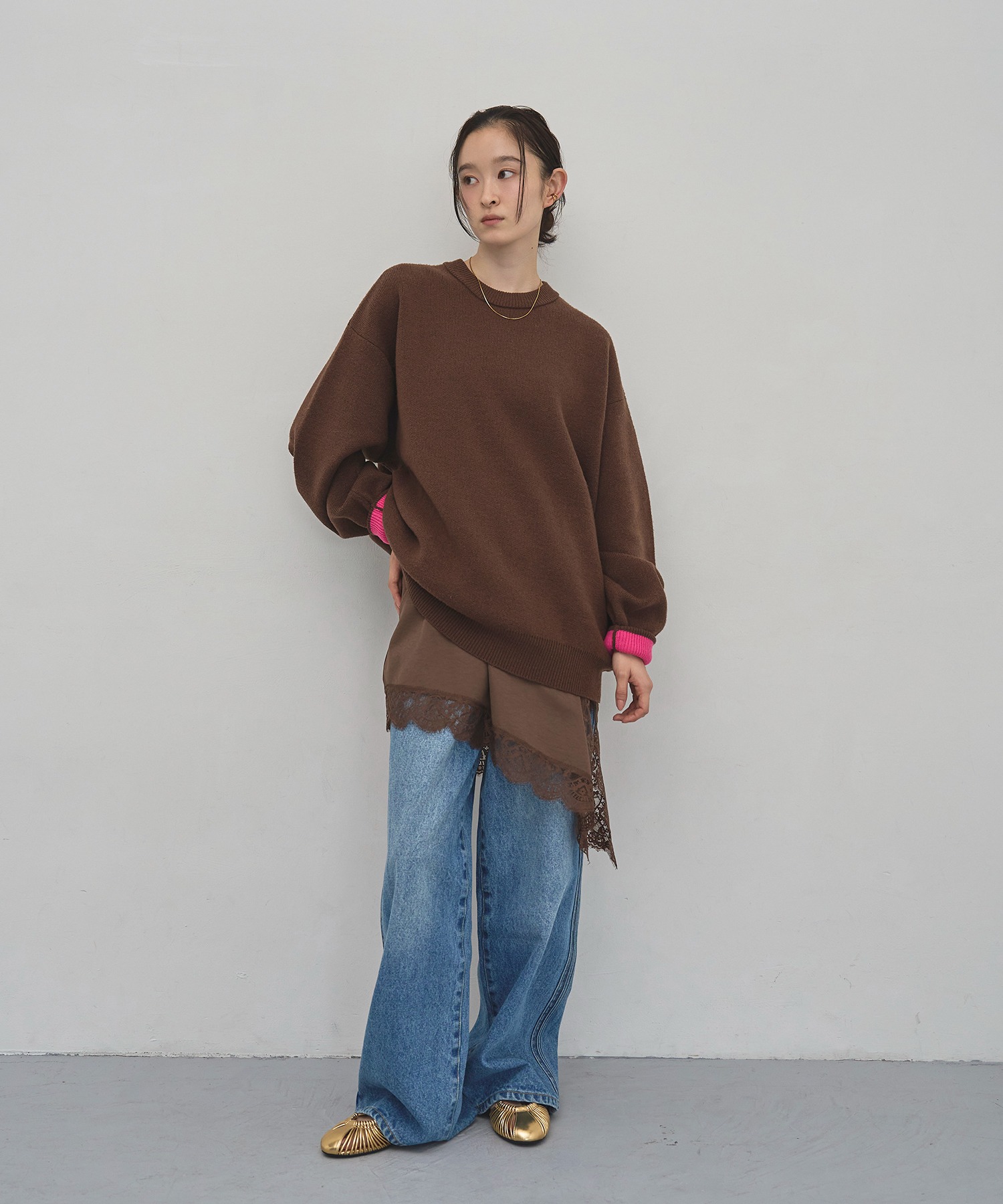 model：H162　着用サイズ：F