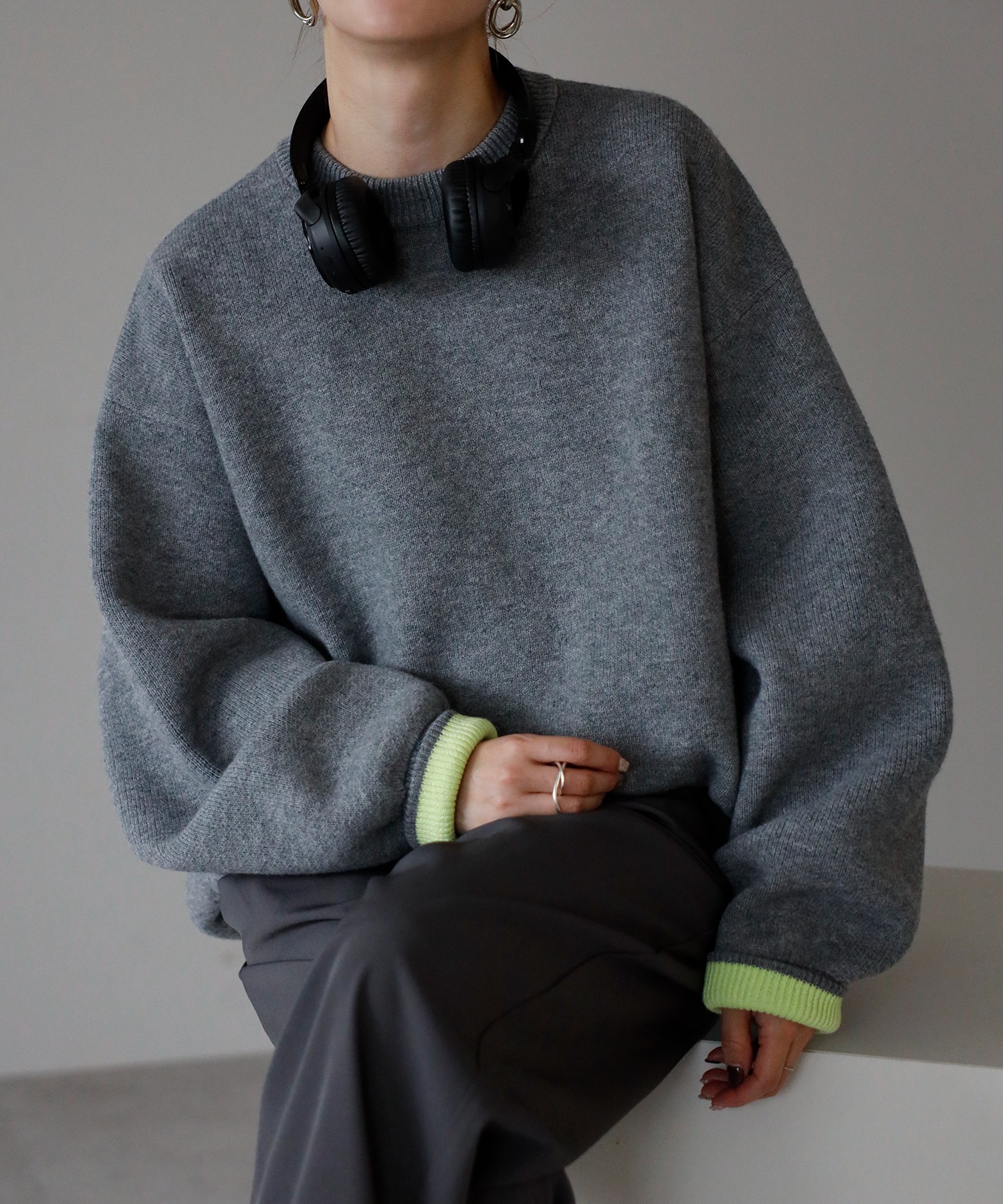 model：H166　着用サイズ：F