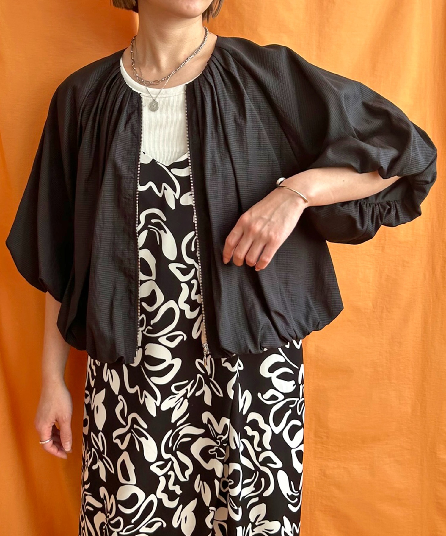 週末限定セール！　新品　LHELBIE レルビエ　シアーシャーリングブルゾン LHELBIE（レルビエ） ブルゾン アウター シアーシャーリングブルゾン