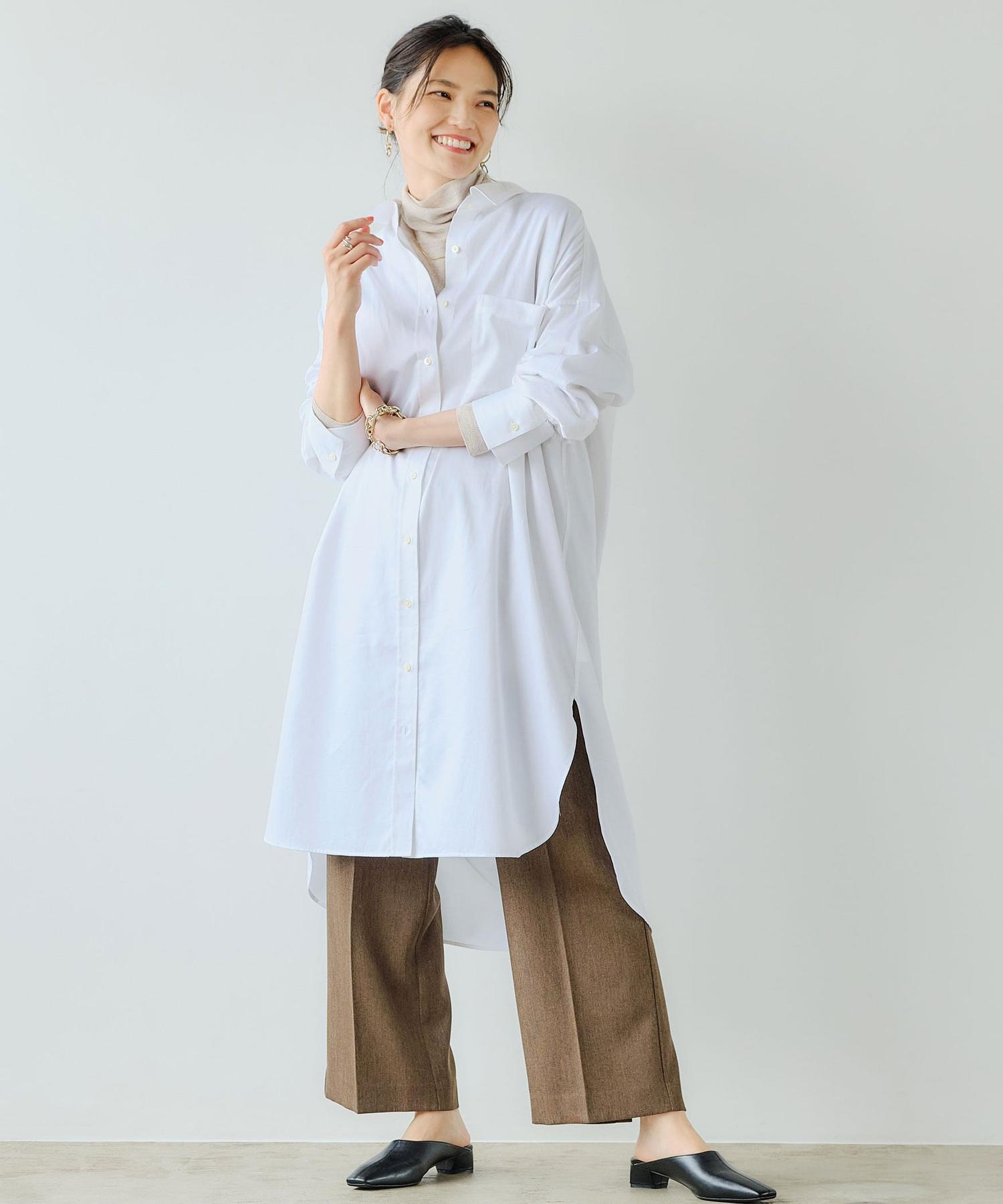 商品詳細 本田翼さん着用 1 Of Mine ワンオブマイン オーバー シャツ ワンピース ストライプ Green Label Relaxing グリーンレーベル リラクシング 公式通販