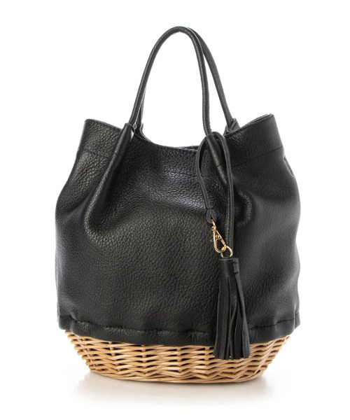 ペルケ perche / 牛革×ヤナギ底2wayトートバッグ