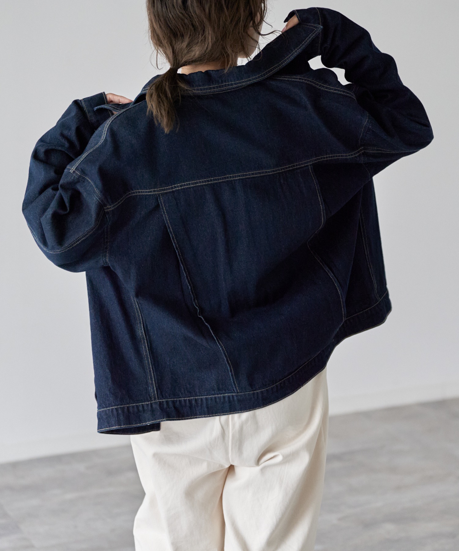 model: 162cm. 着用サイズ：Lサイズ